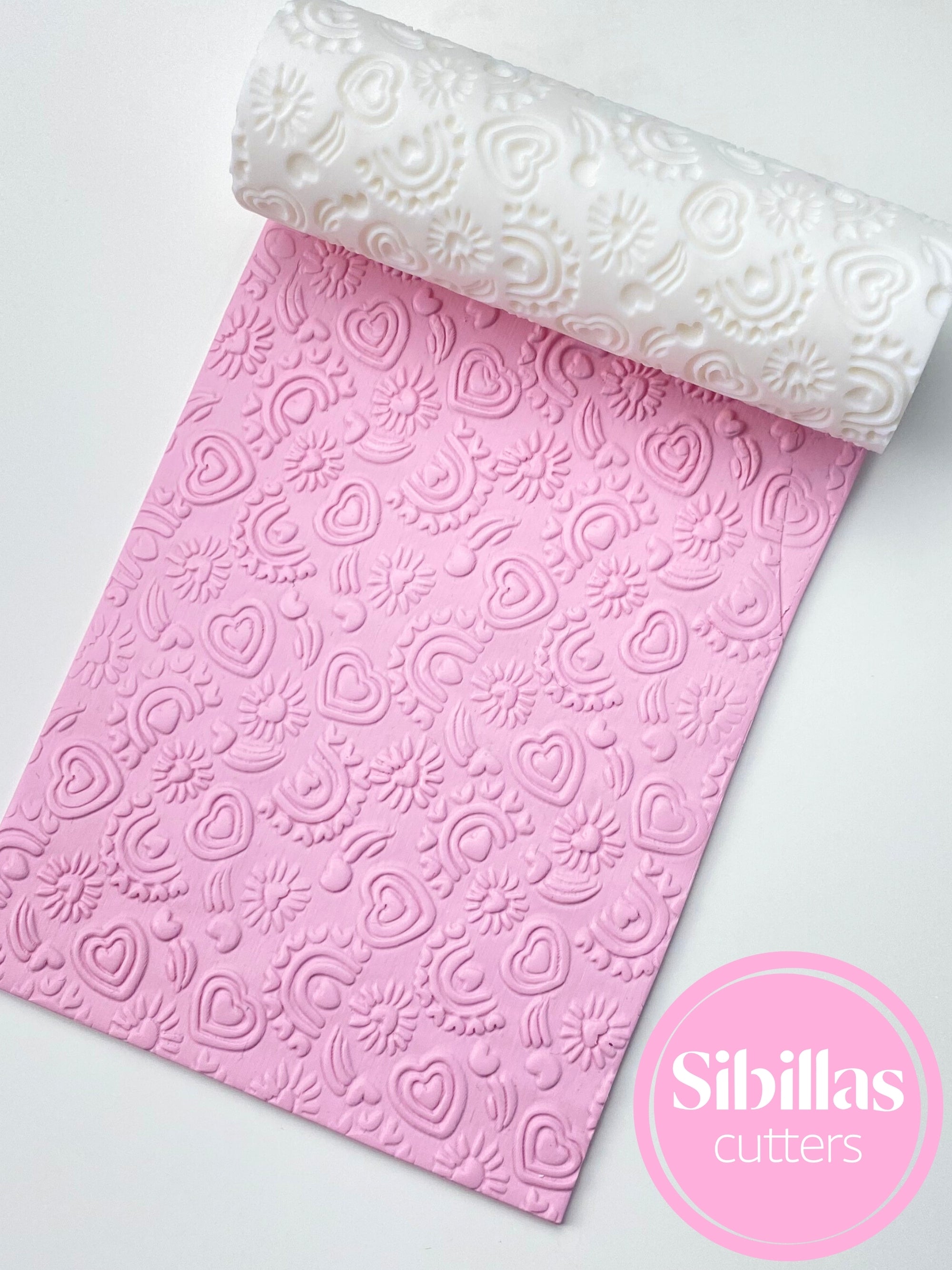 Valentine's Day texture roller