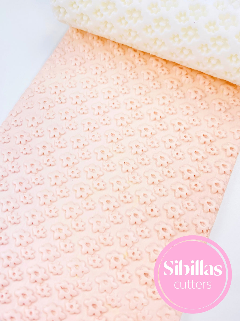 Daisy flower texture roller