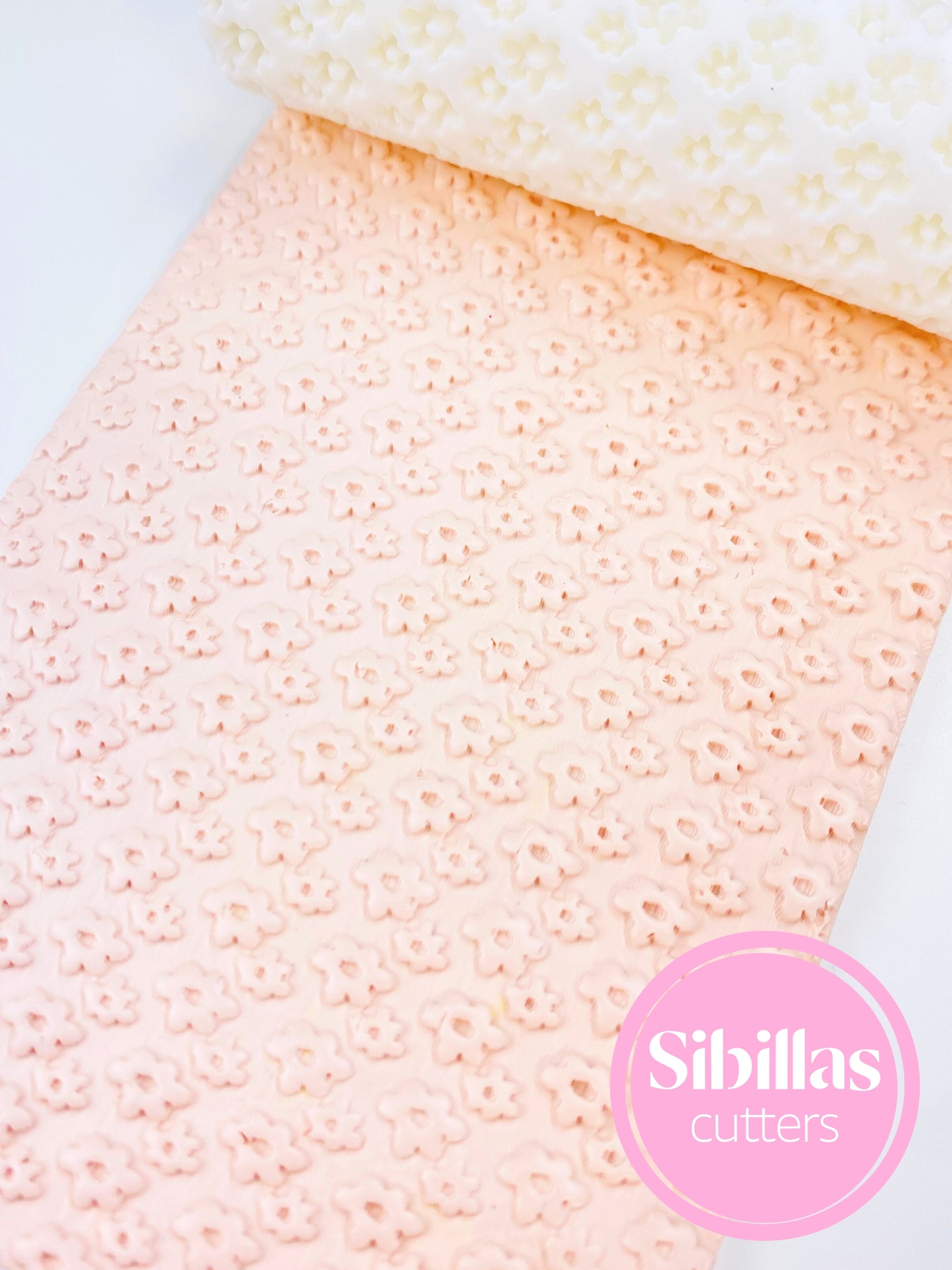 Daisy flower texture roller