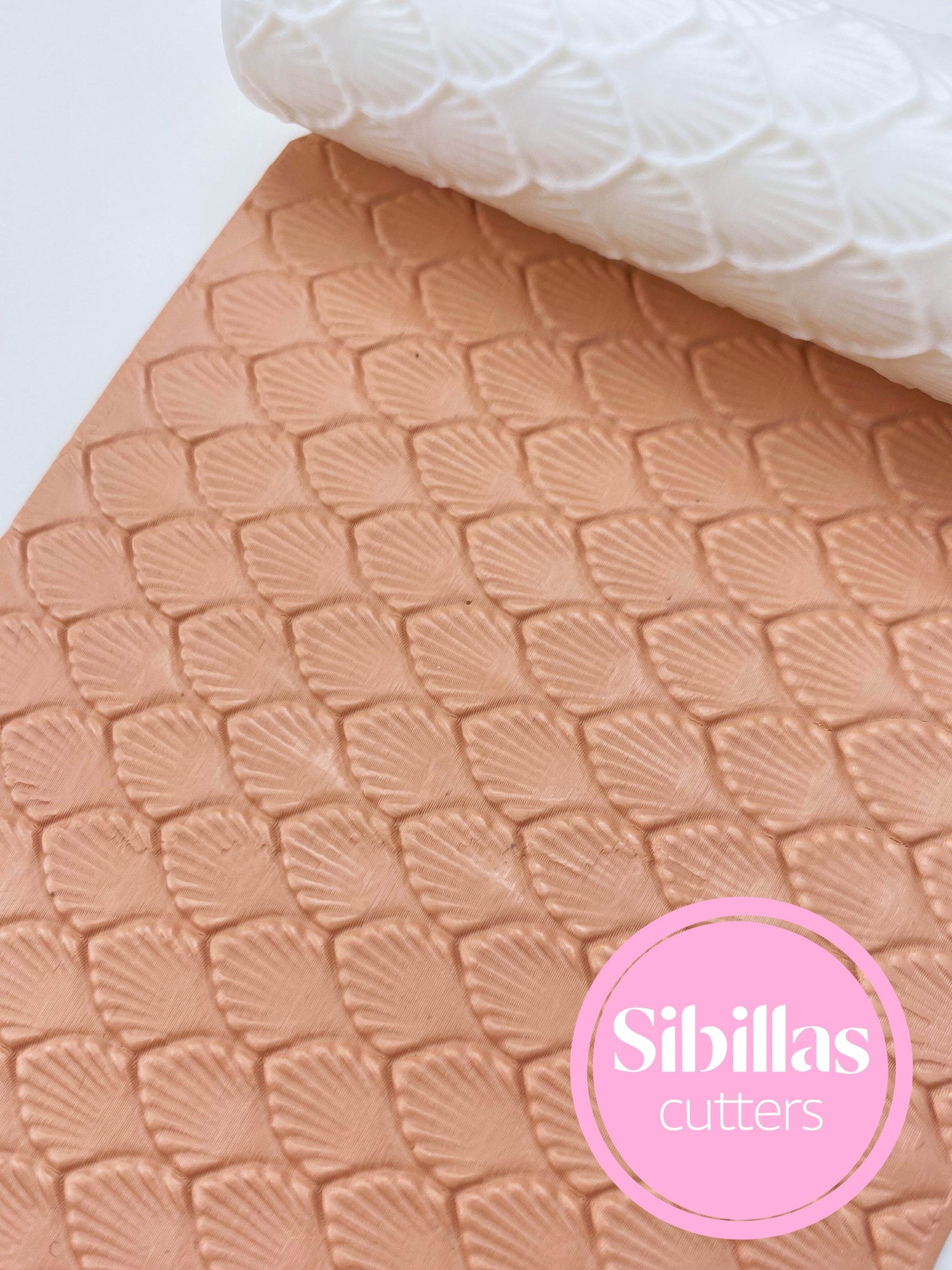 Shell clay texture rollers