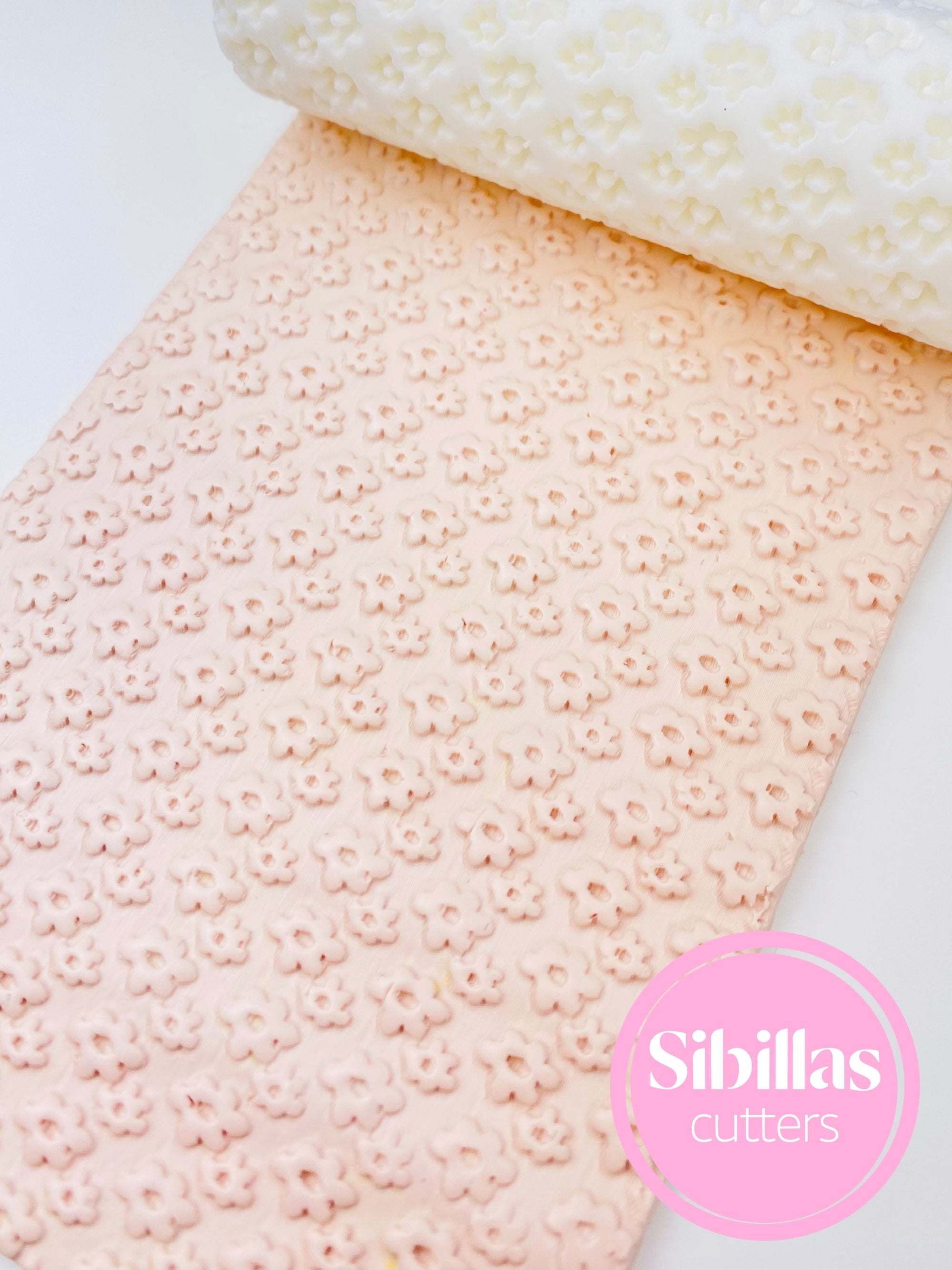 Daisy flower texture roller