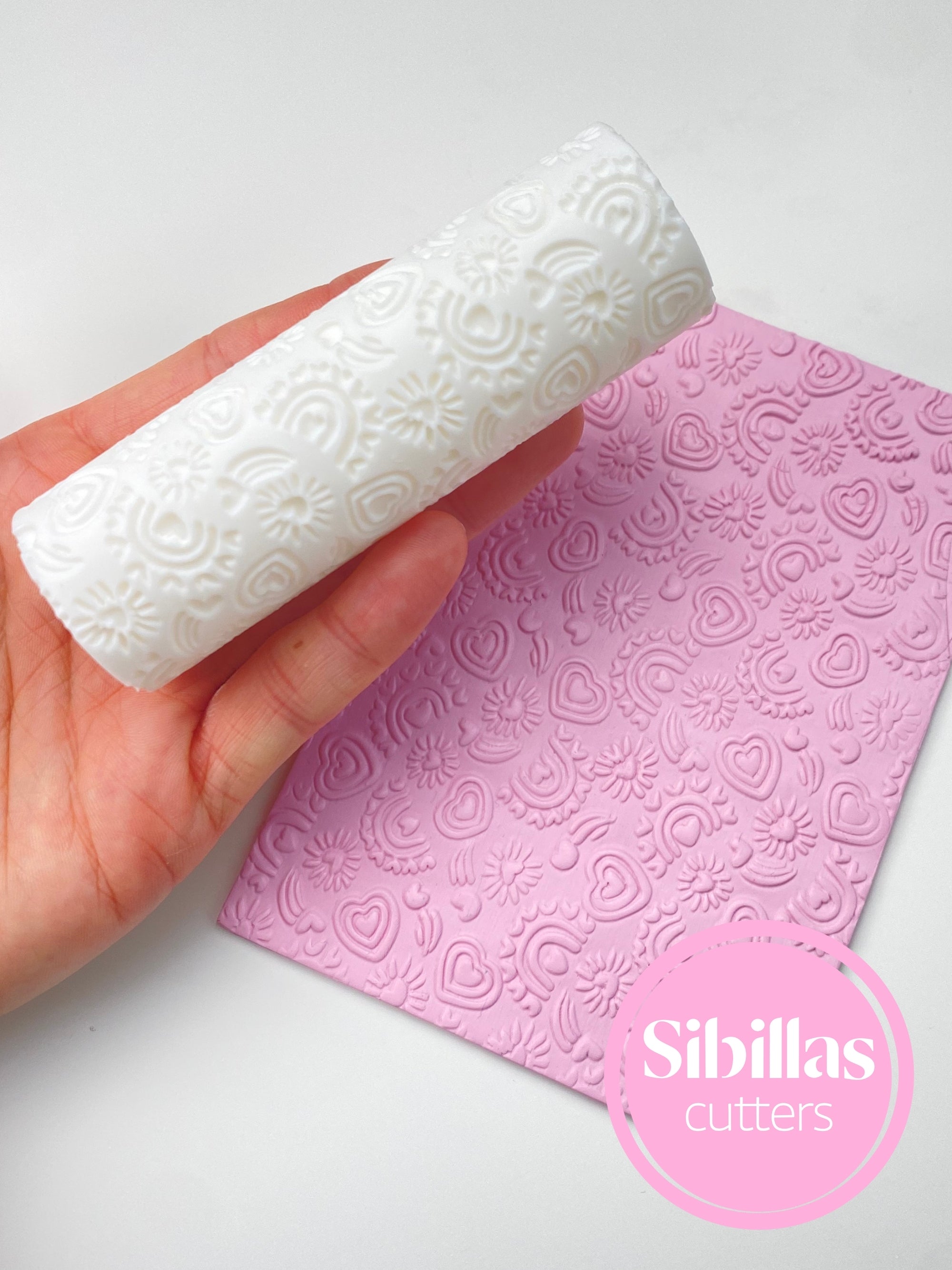 Valentine's Day texture roller