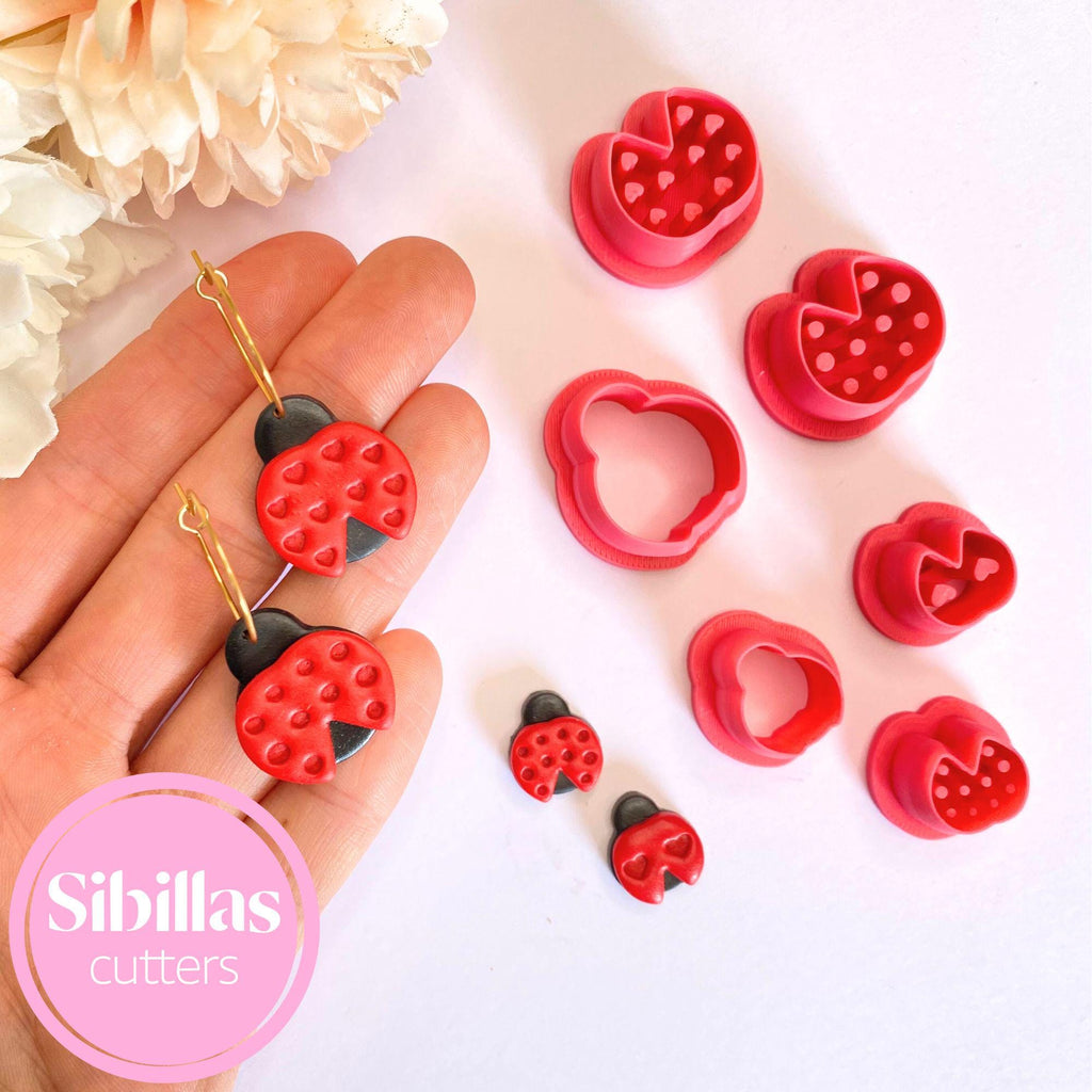 Ladybug polymer clay cutter