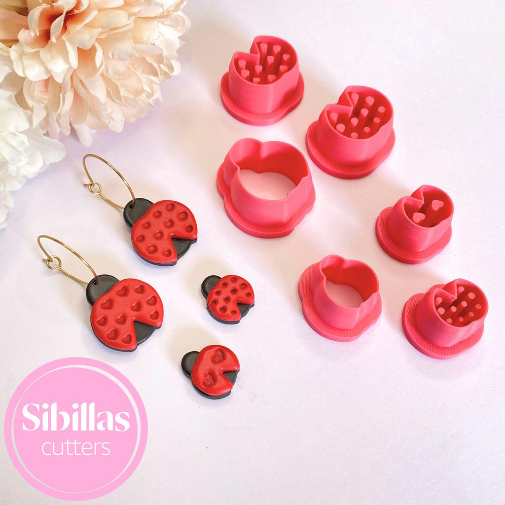 Ladybug polymer clay cutter
