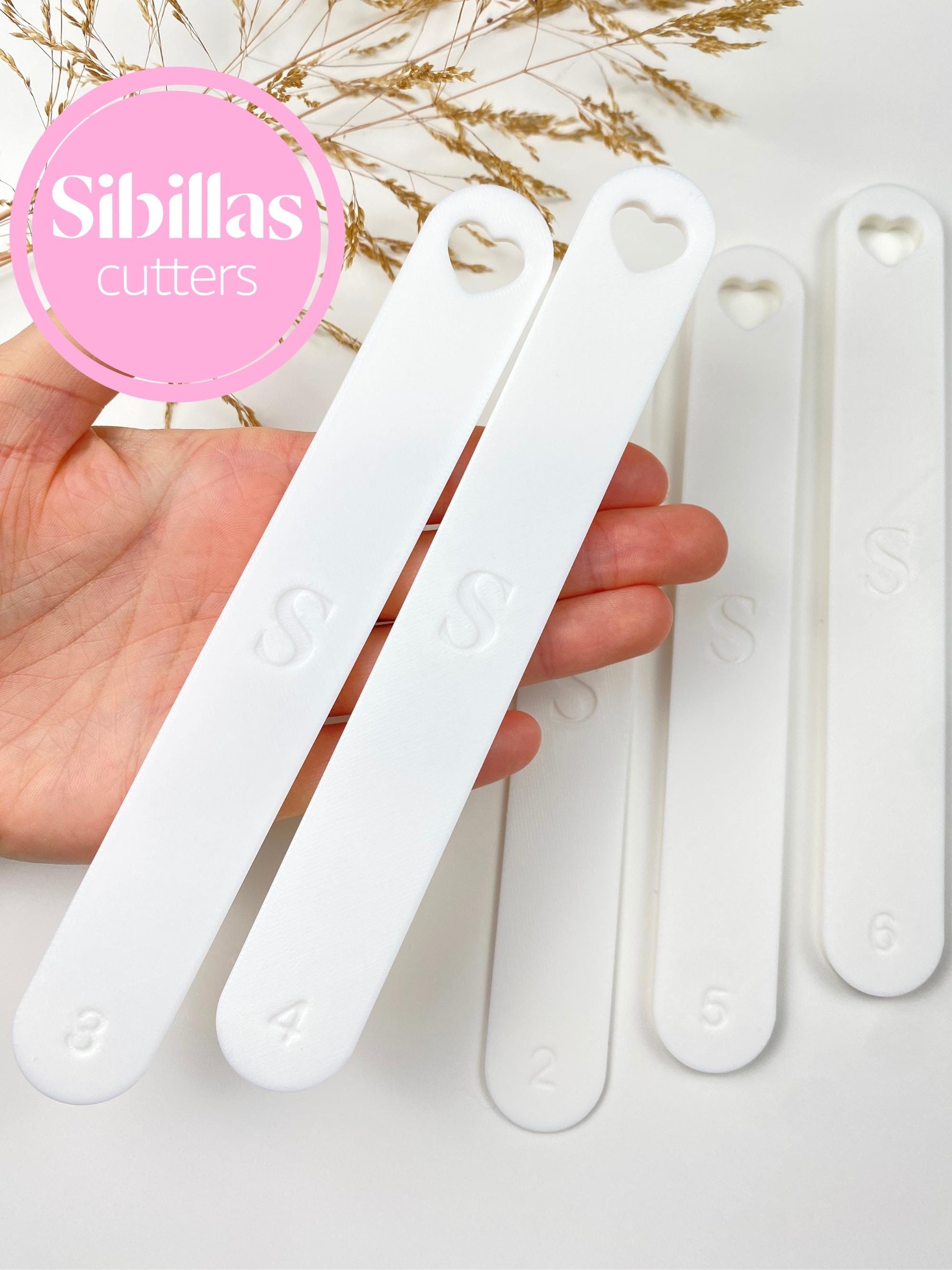 Polymer clay depth guides for consistent clay thickness and jewelry making