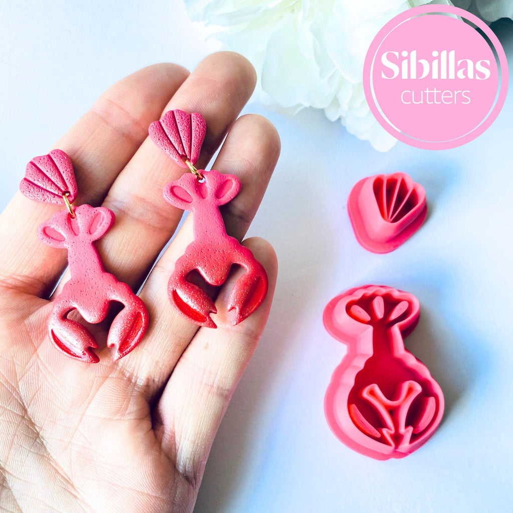 Crawfish Polymer Clay Cutters