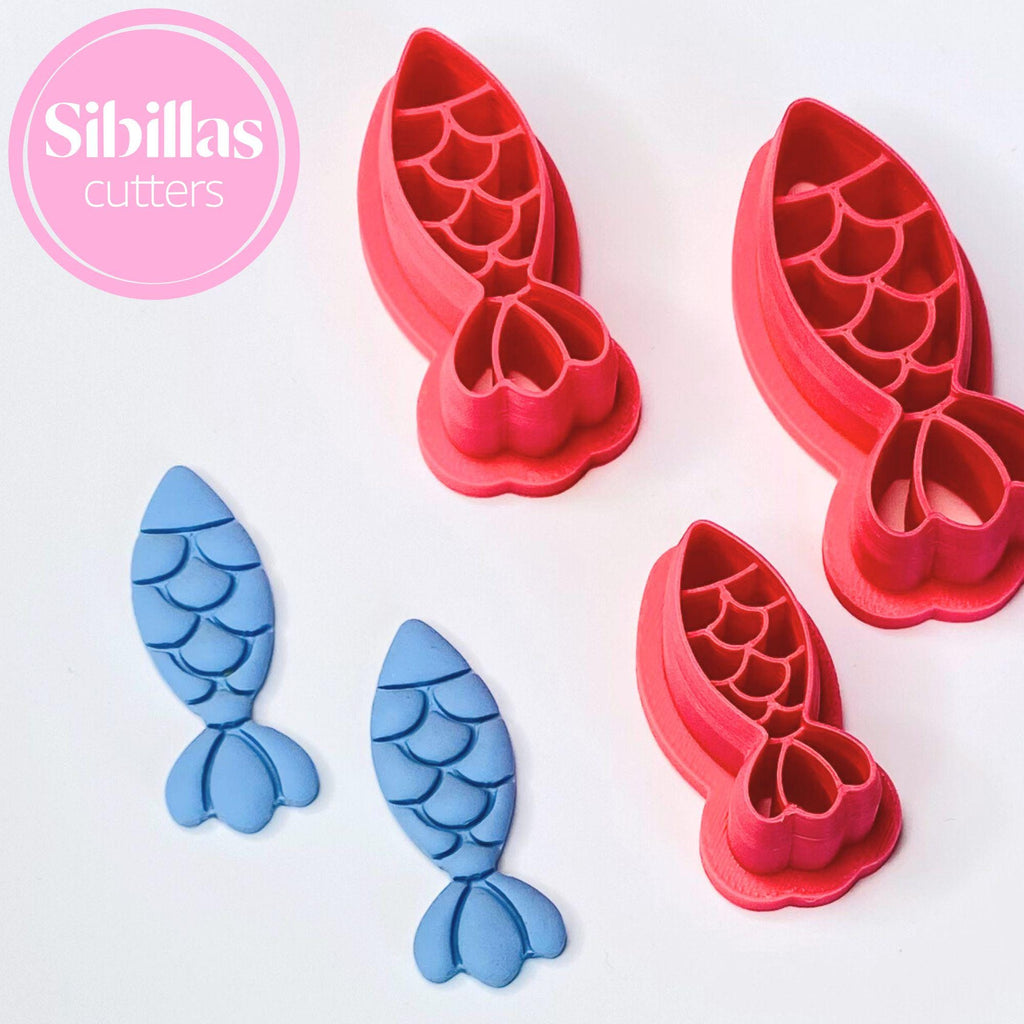 DIY jewelry tool: fish polymer clay cutter for ocean, sea life, and coastal crafts