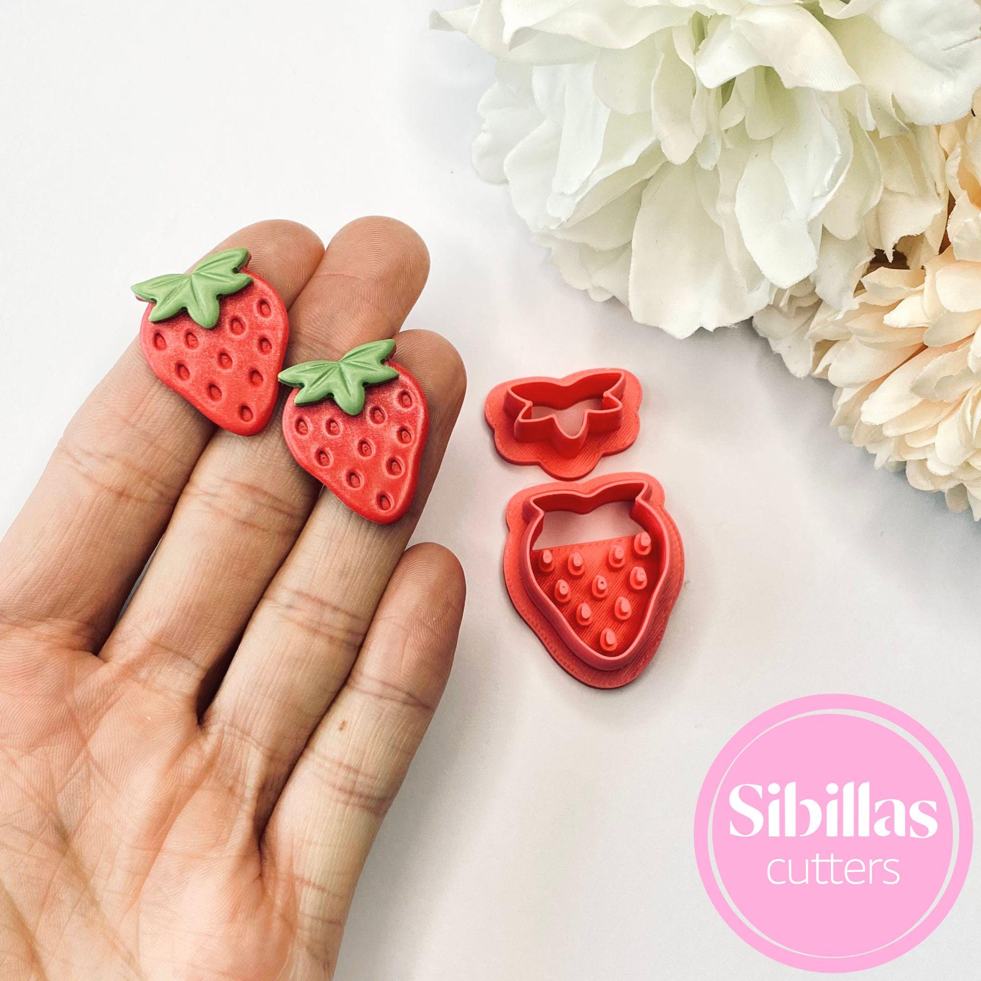 Strawberry Polymer Clay Cutter