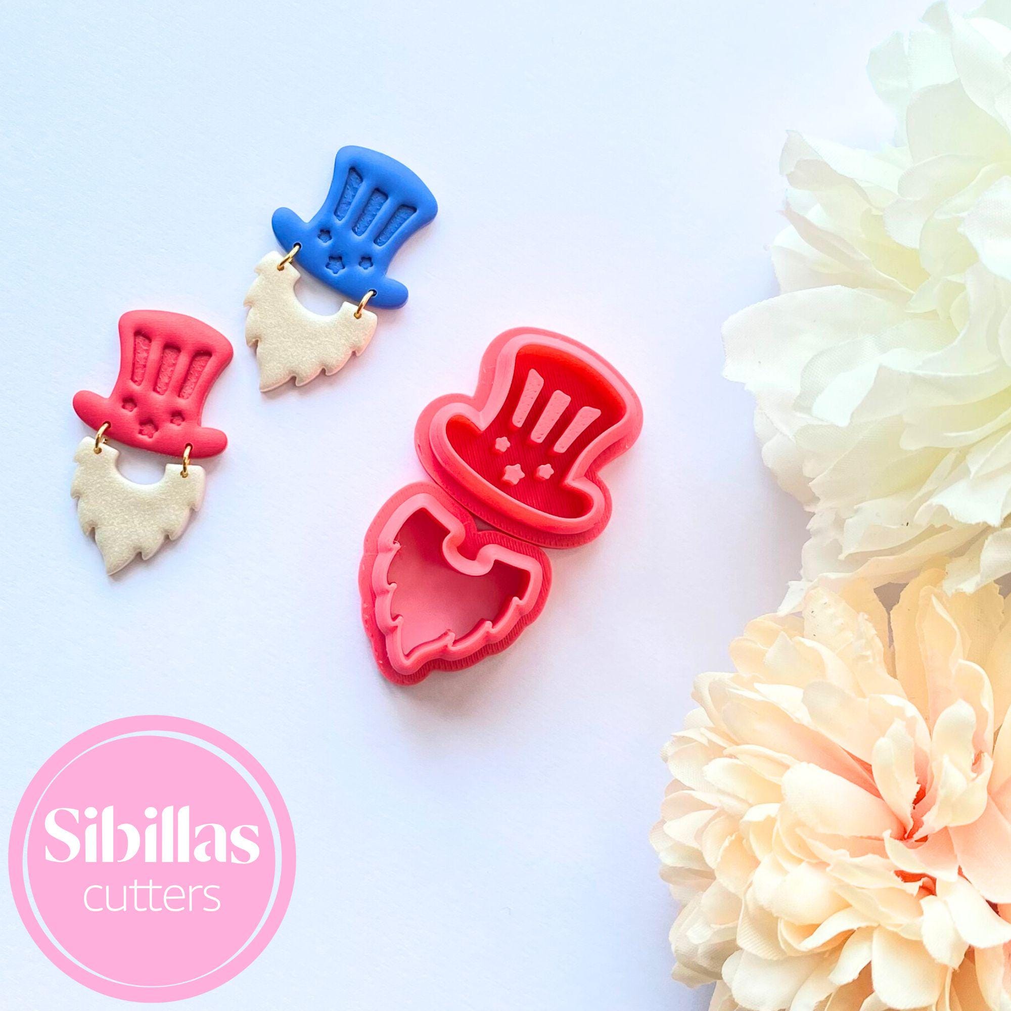 4th of july gnome polymer clay cutter