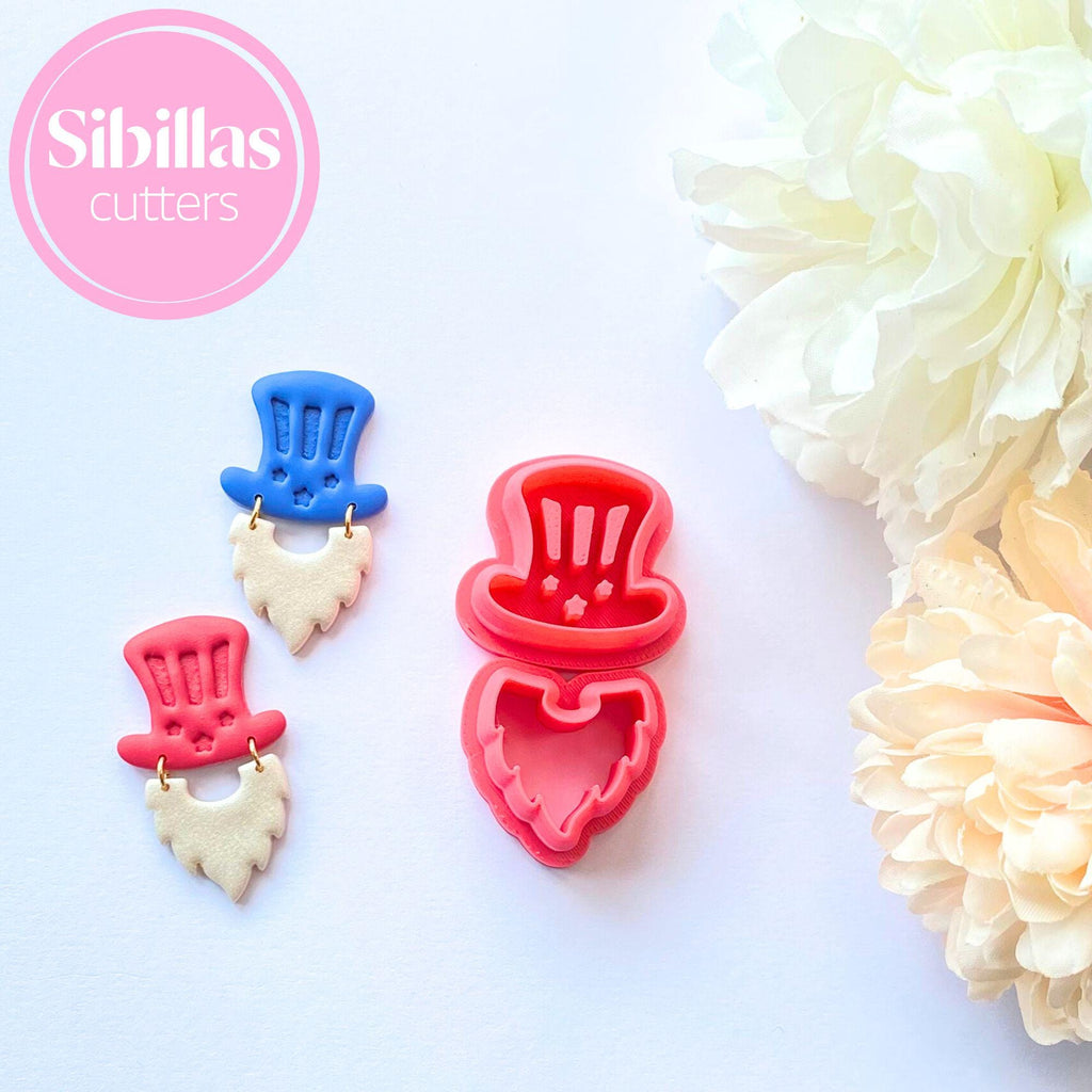 4th of july clay cutter: independence day clay cutter with sharp edges