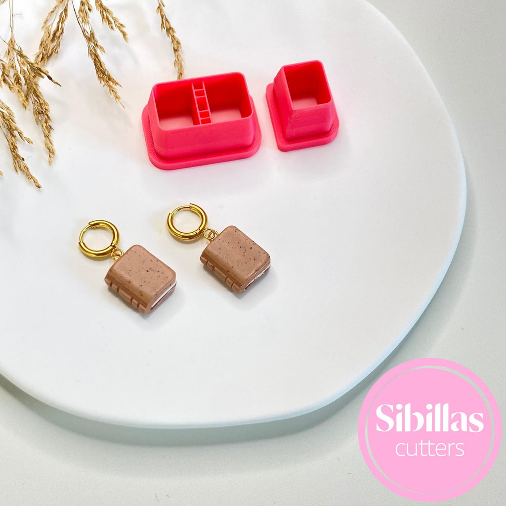 Book Polymer Clay Cutter Set: Autumn Earrings, Book Lover Gift