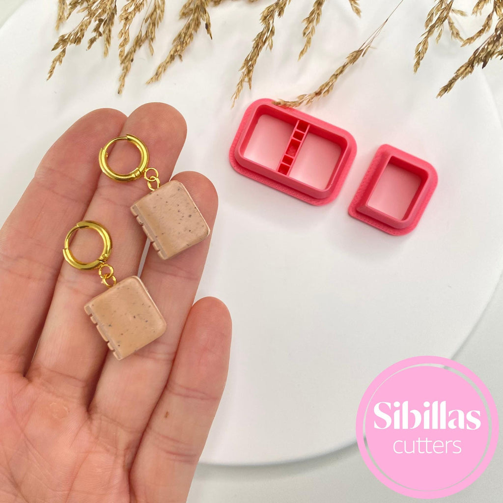 Book Polymer Clay Cutter Set: Autumn Earrings, Book Lover Gift