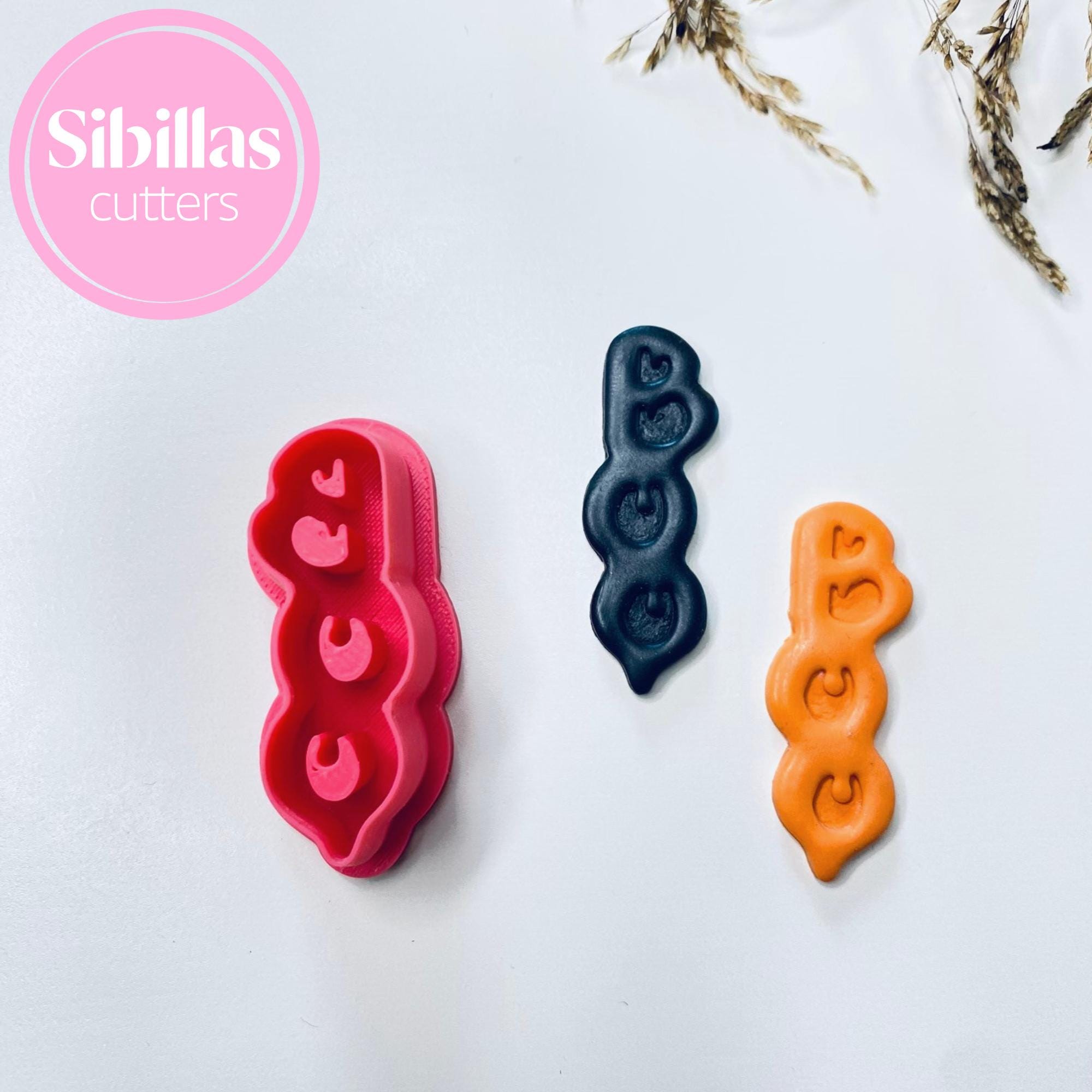 Boo Halloween Polymer Clay Cutter: Spooky Festive Jewelry