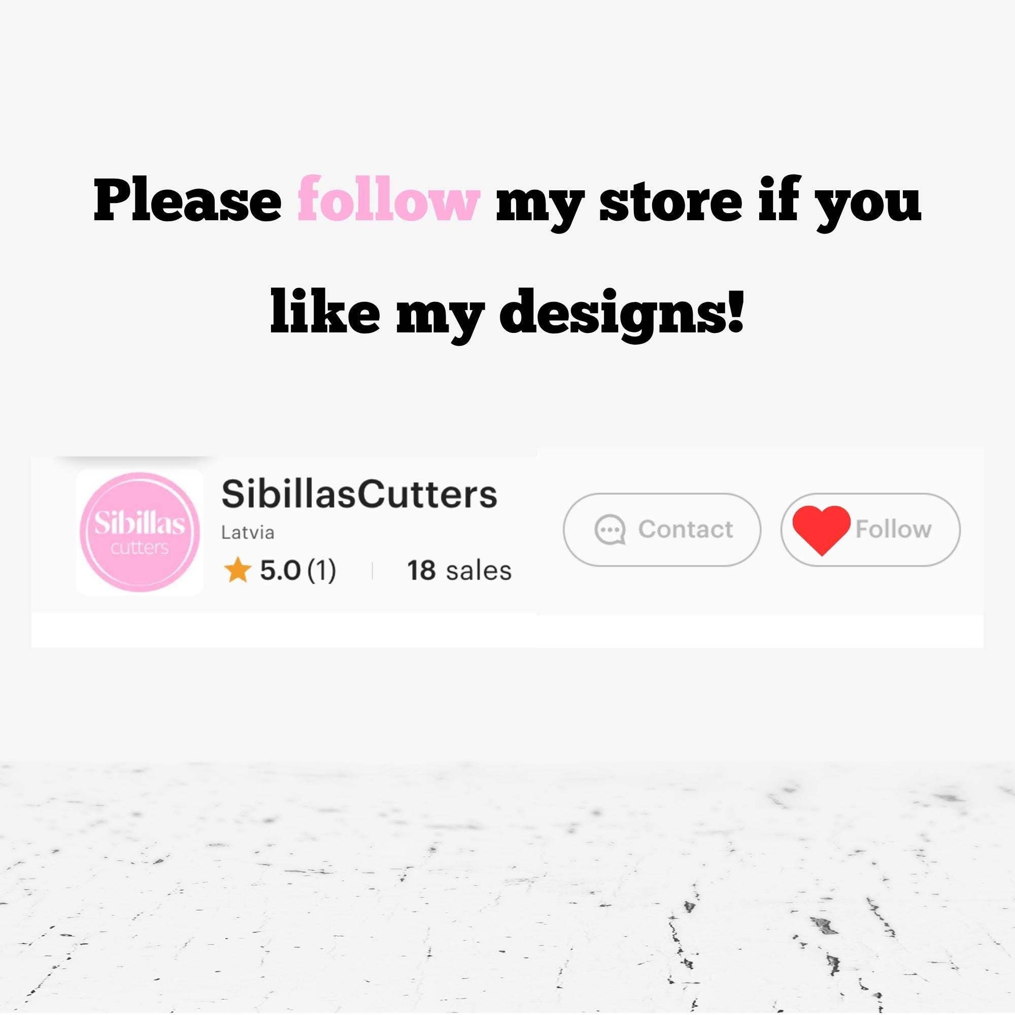 Avocado Clay Cutter STL, Fruits polymer clay cutter STL files, Summer tapered clay cutters