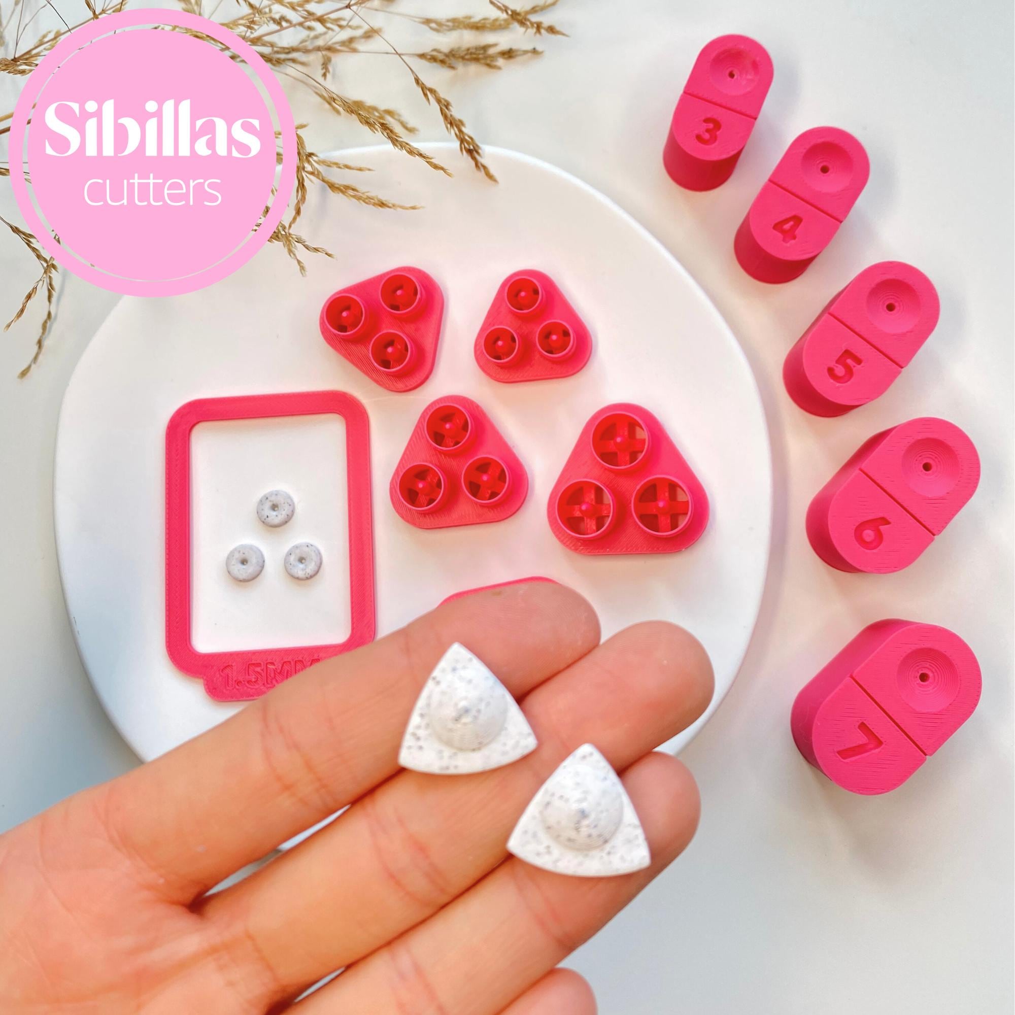 Polymer Clay Earring Post Embed Tool: DIY Jewelry Making