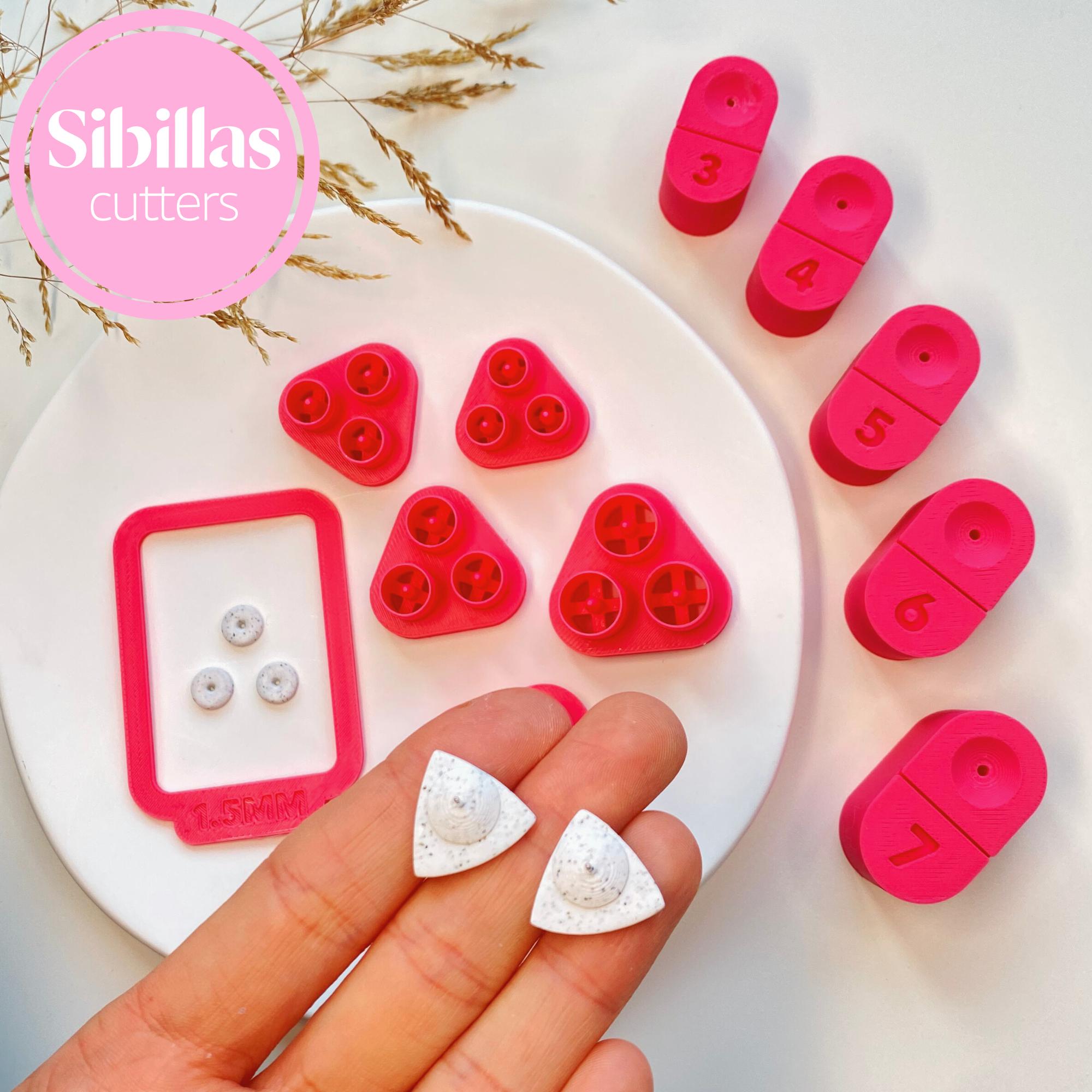 Polymer Clay Earring Post Embed Tool: DIY Jewelry Making