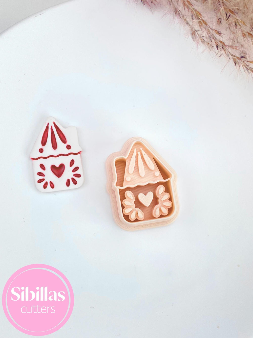 Nordic House Polymer Clay Cutters: Scandinavian Gingerbread Folk Art