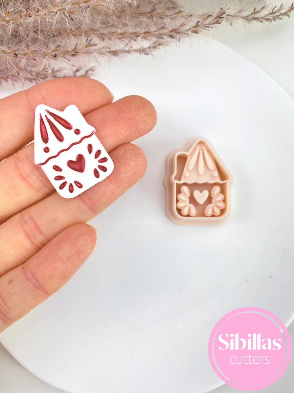 Nordic House Polymer Clay Cutters: Scandinavian Gingerbread Folk Art