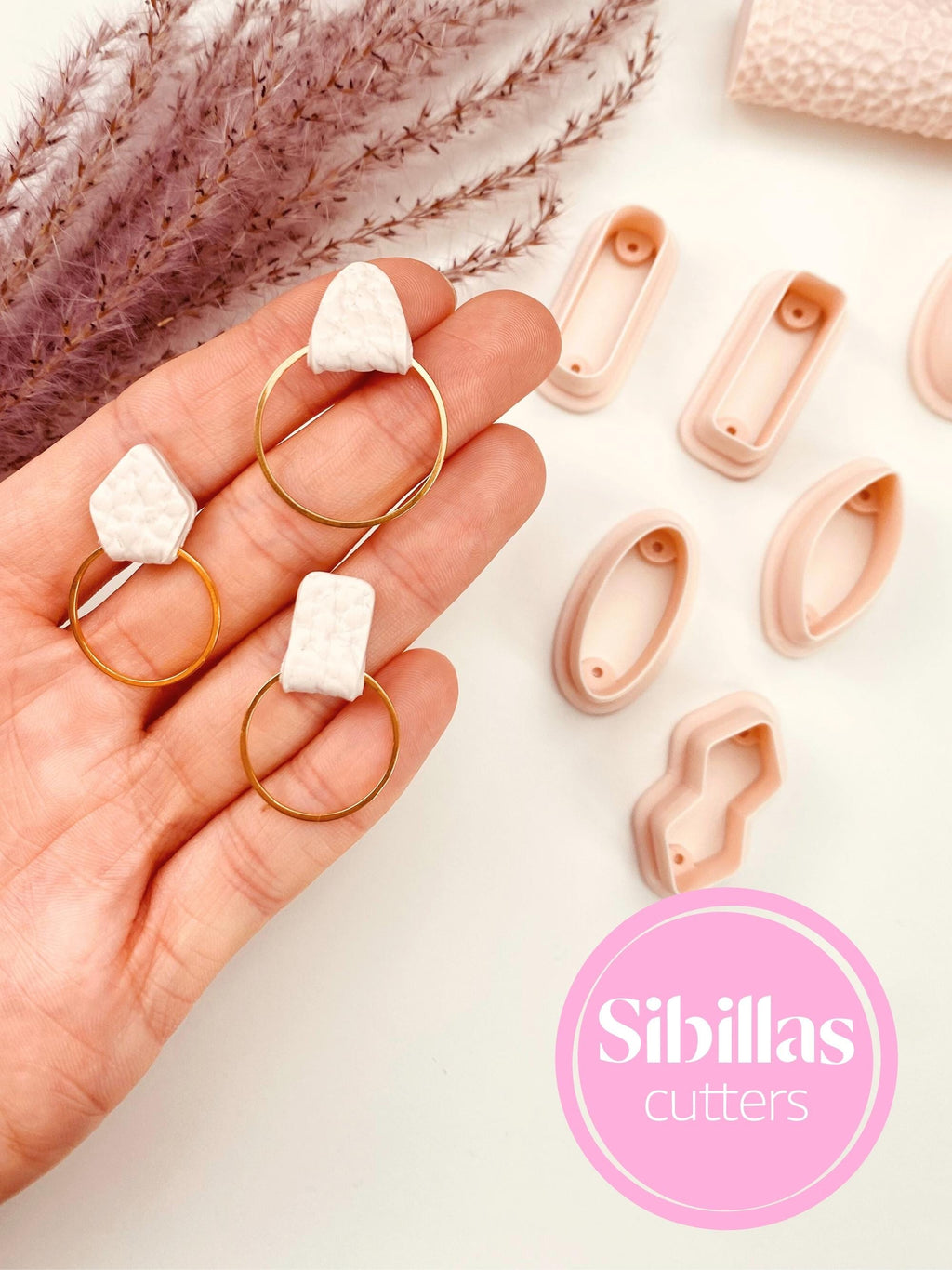 Leather Connector Polymer Clay Cutter | Clay Earring Connector Cutter | Unique Jewelry Making Tool | Polymer Clay Earring Supplies