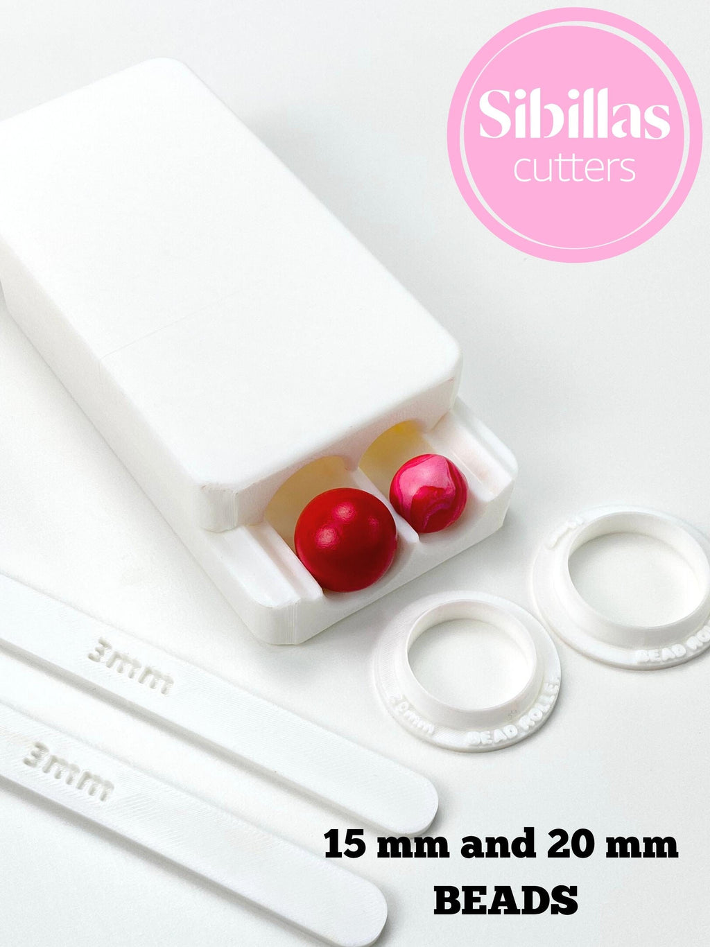 Polymer Clay Bead Roller: 15-20mm Round Beads, Jewelry Making Tool