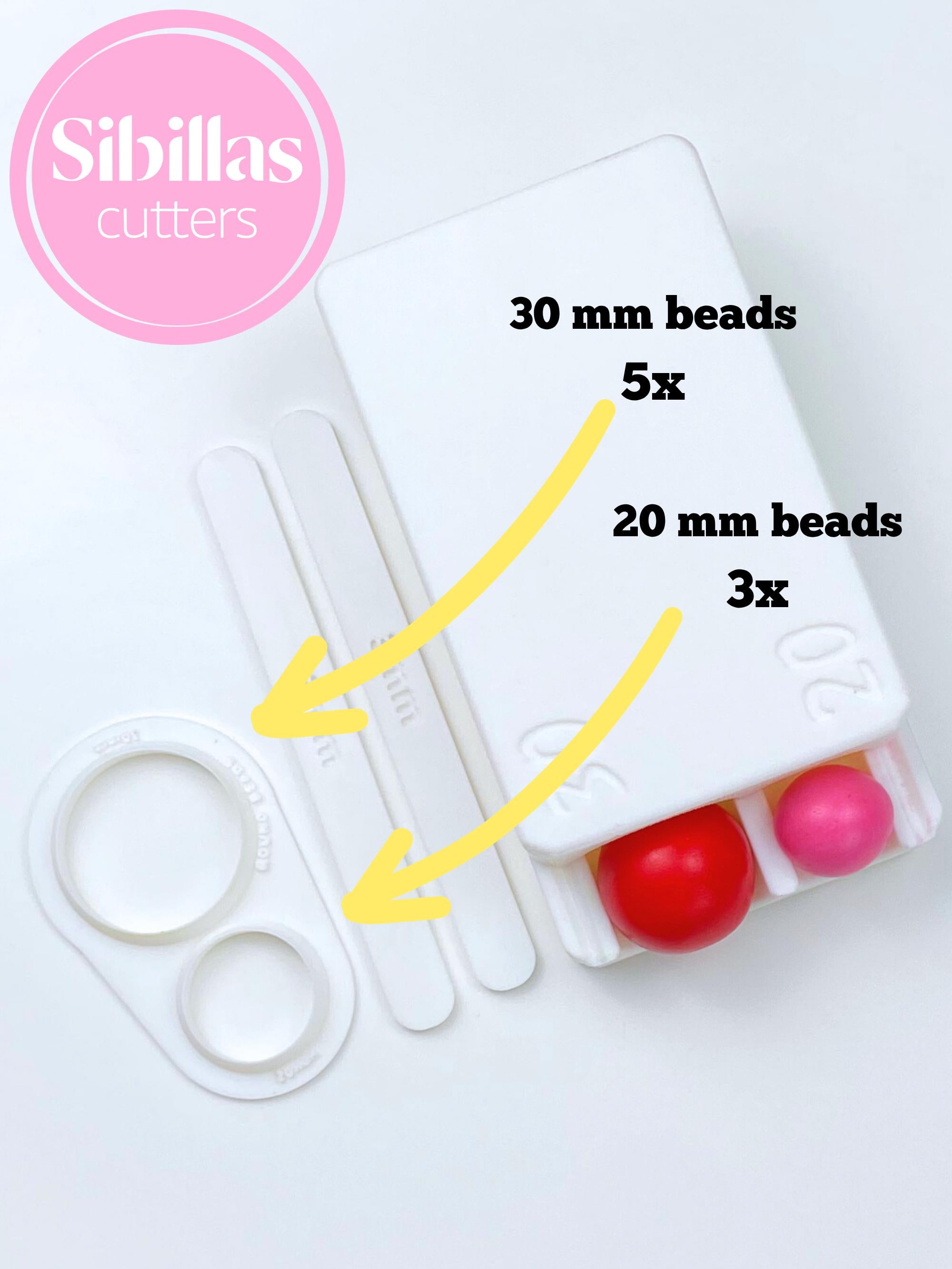 Polymer Clay Bead Roller: 20-30mm Large Round Beads, Jewelry Making Tool