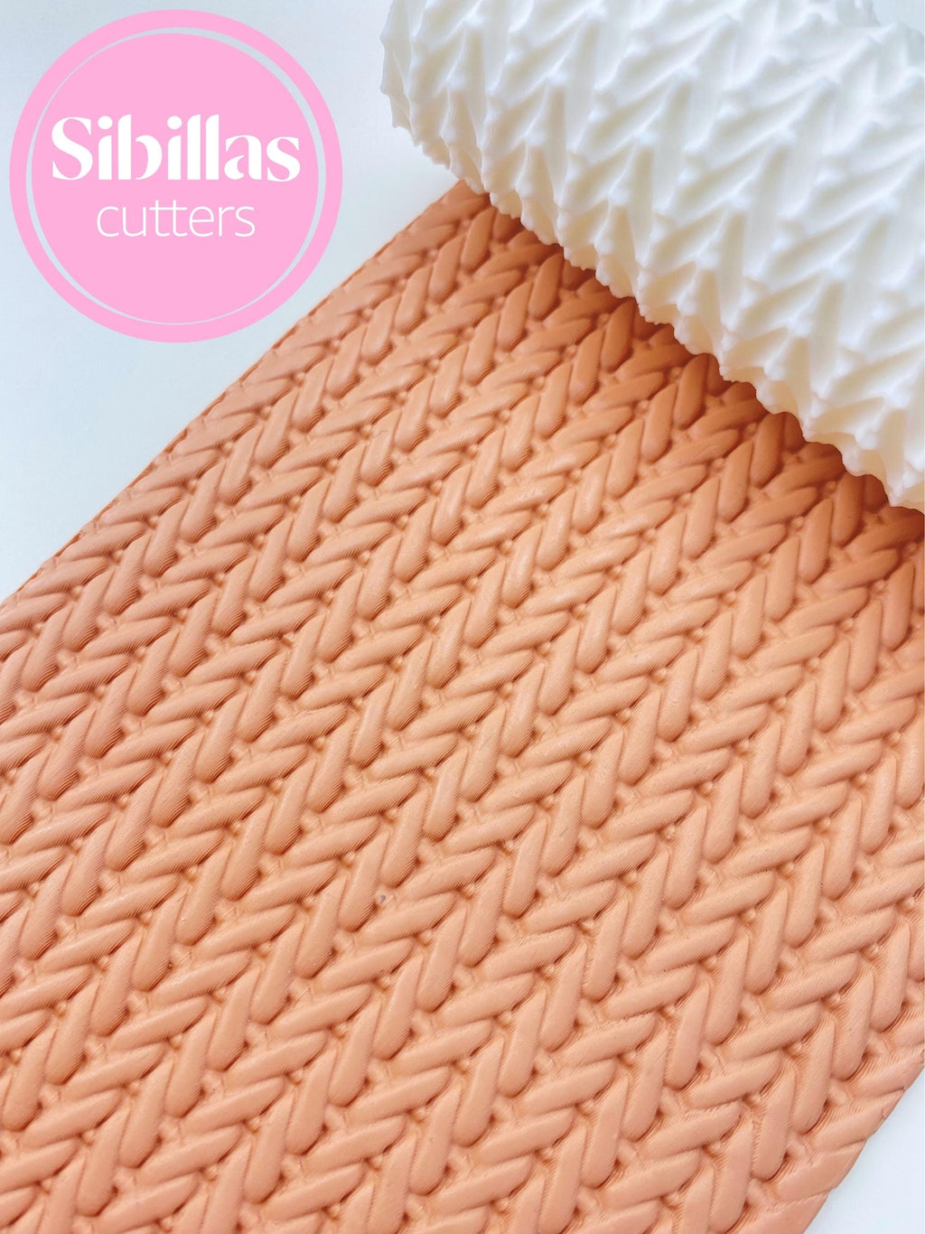 Knitted Clay Texture Roller, Sweater pottery stamps, Knit ceramic hands roller for poymer clay DIY crafts, Tissue rolling pin