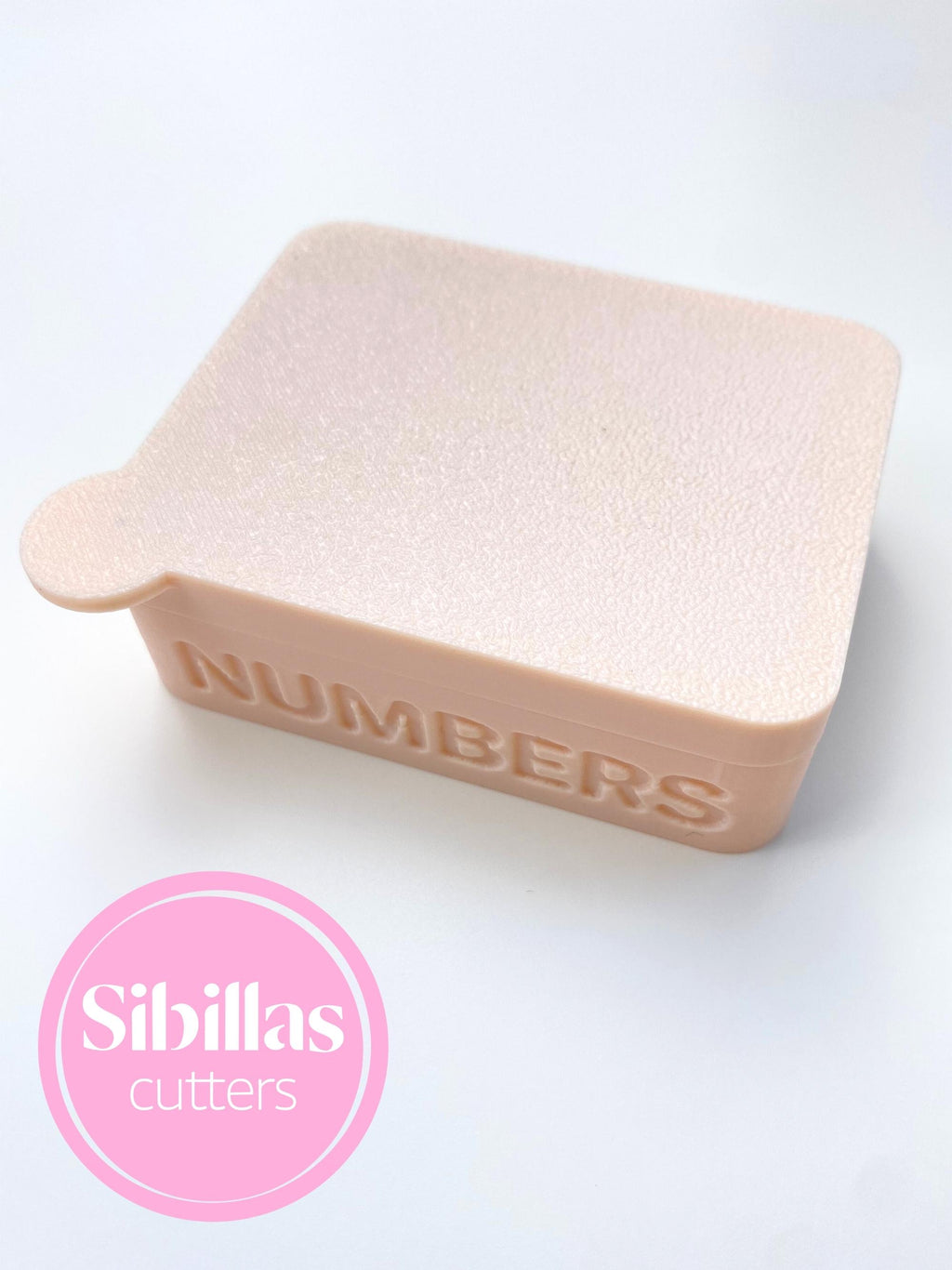 Number clay stamp set: Clay working tools 8-12mm