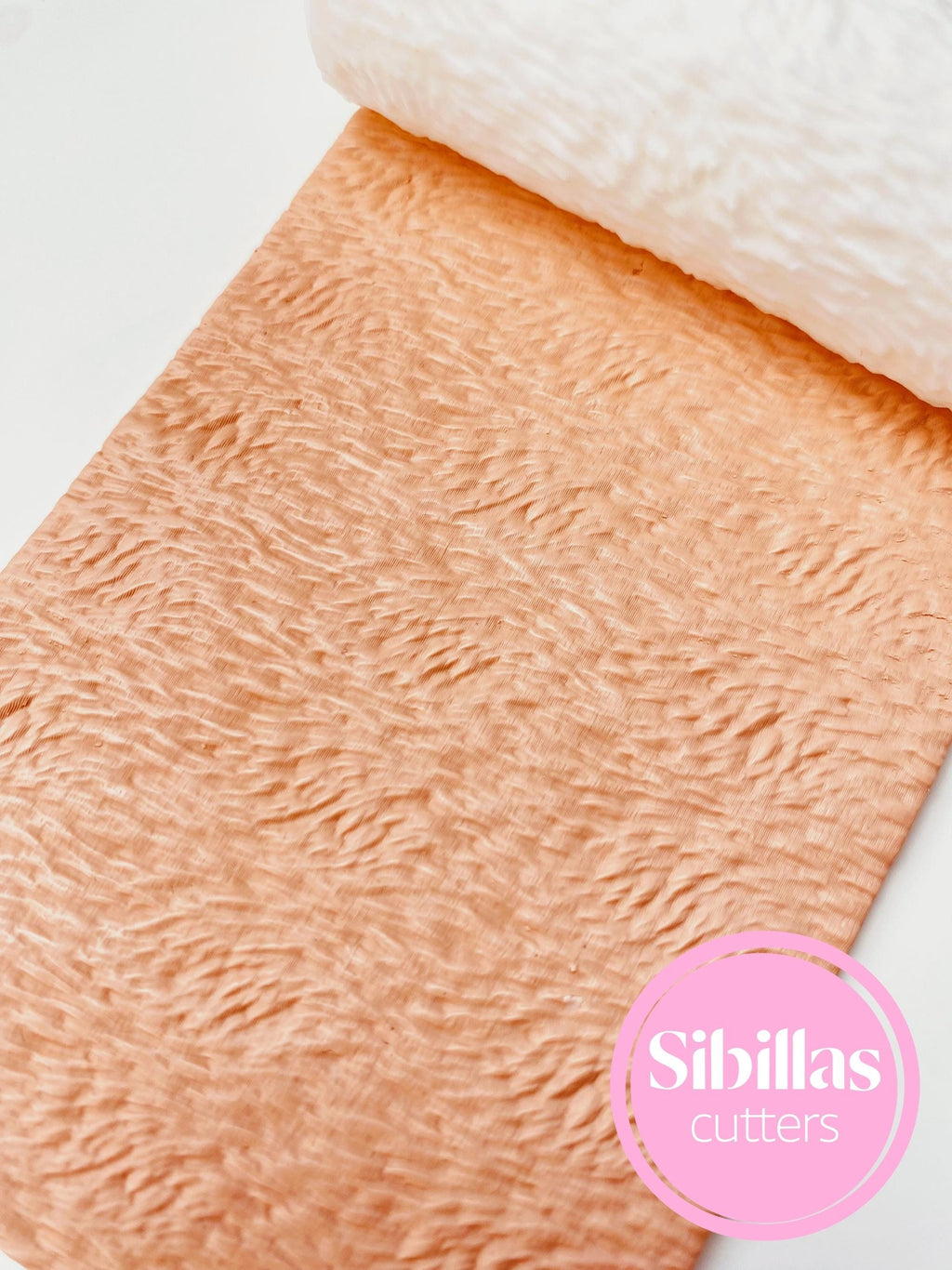 Fur texture roller: organic texture roller for polymer clay and ceramic