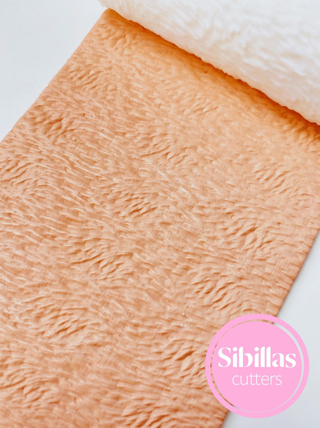 Fur texture roller: organic texture roller for polymer clay and ceramic