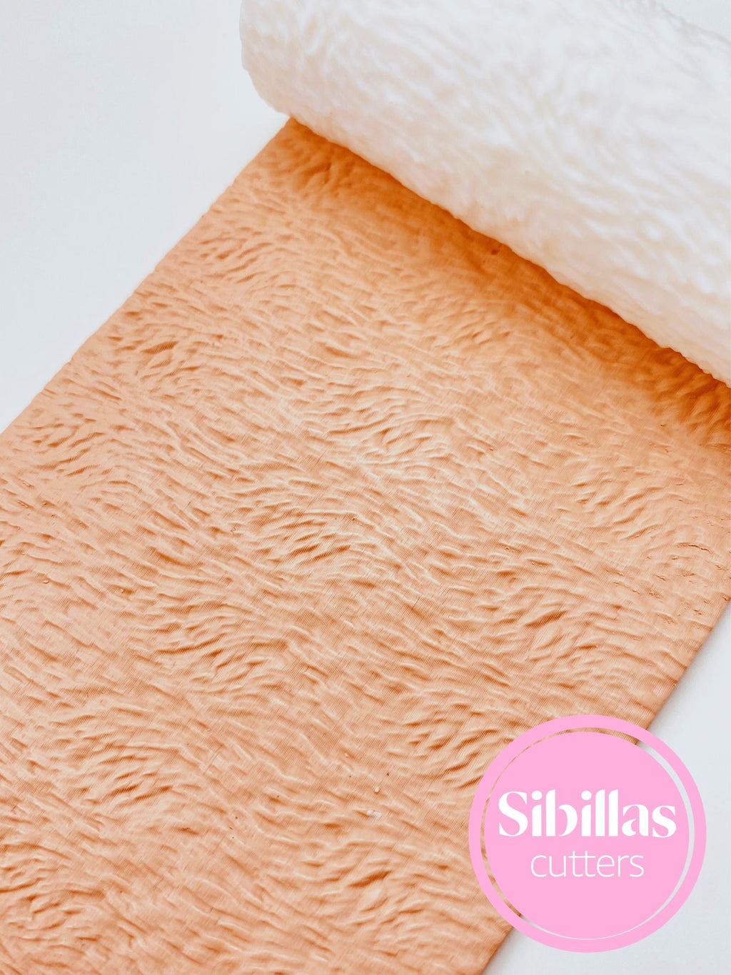 Fur texture roller: organic texture roller for polymer clay and ceramic