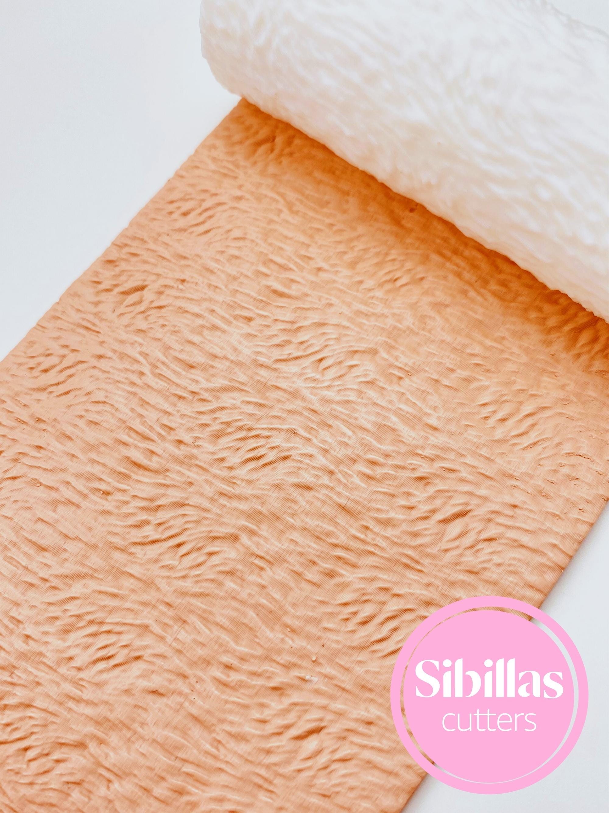 Fur texture roller: organic texture roller for polymer clay and ceramic