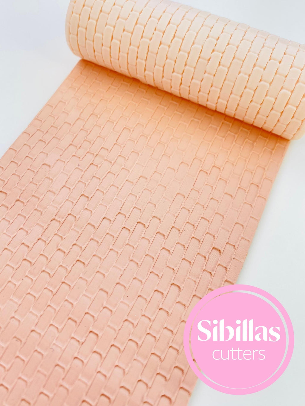 Brick Clay Roller: Embossing Tool for Polymer Clay