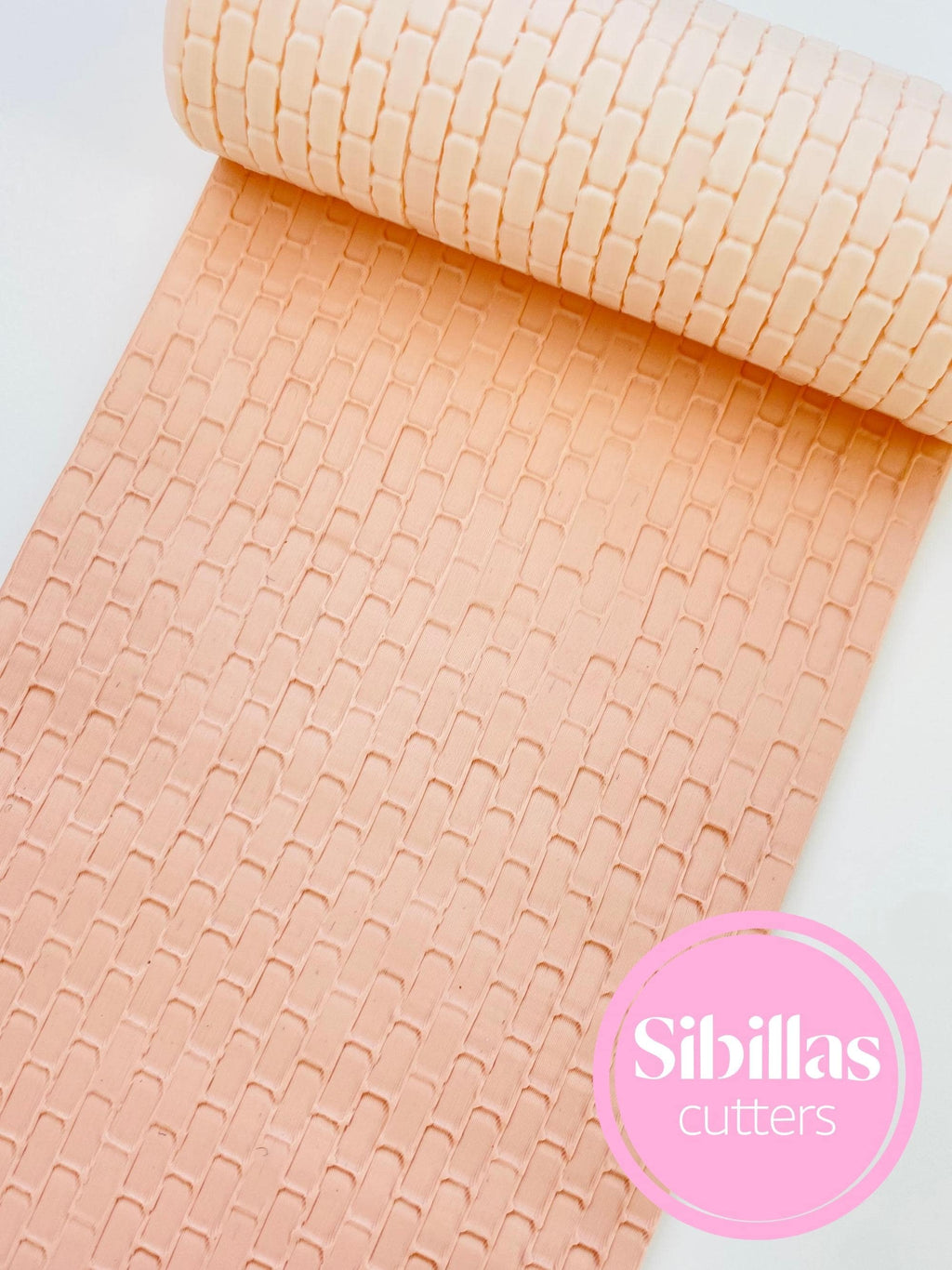 Brick Clay Roller: Embossing Tool for Polymer Clay