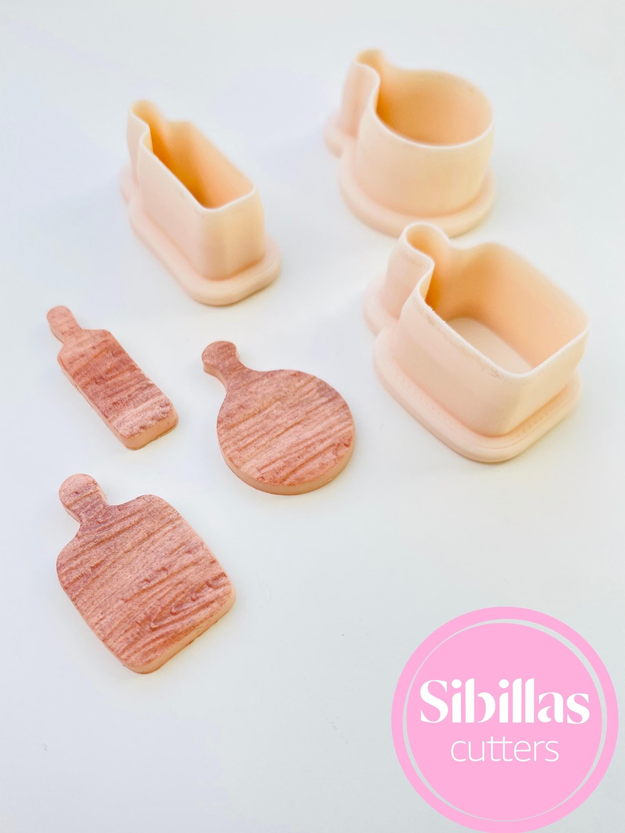Charcuterie boards clay cutters: Summer tapered clay cutter