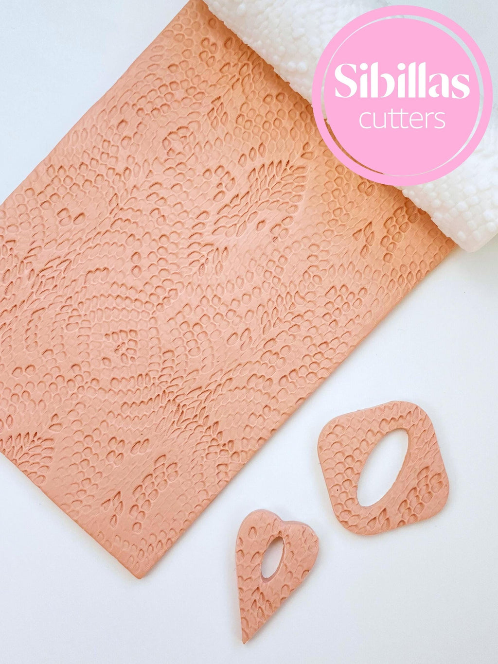 Snake texture roller: reptile clay stamp for polymer clay and ceramic