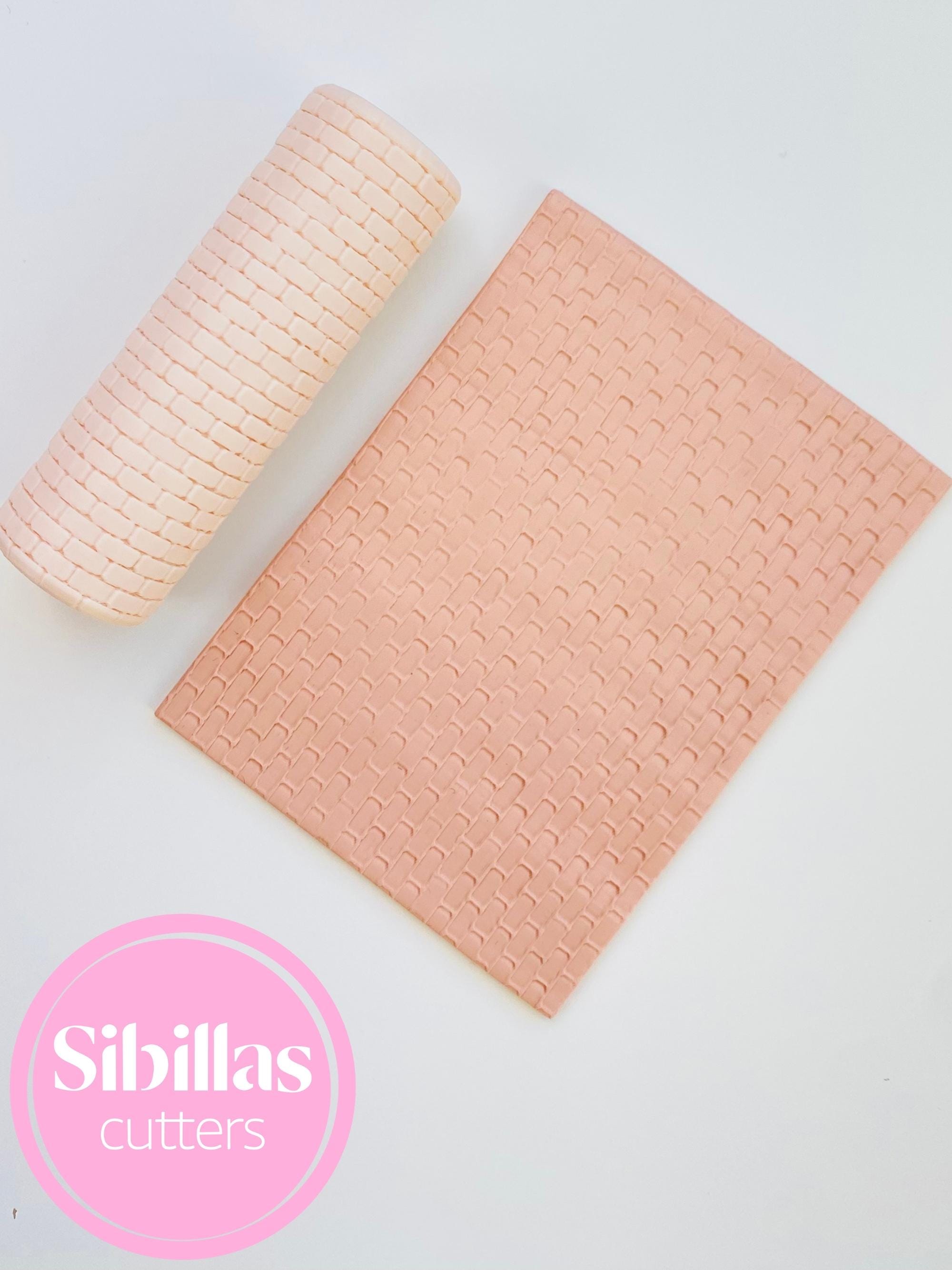 Brick Clay Roller: Embossing Tool for Polymer Clay