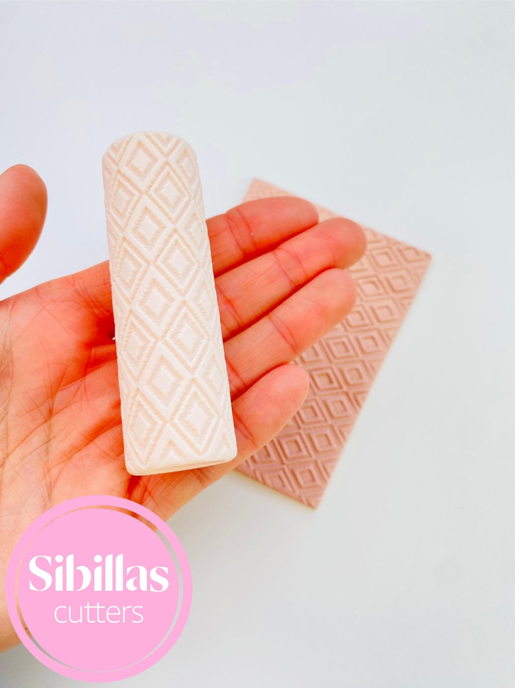 Southwestern clay roller: Clay stamps aztec for Polymer Clay and Ceramic