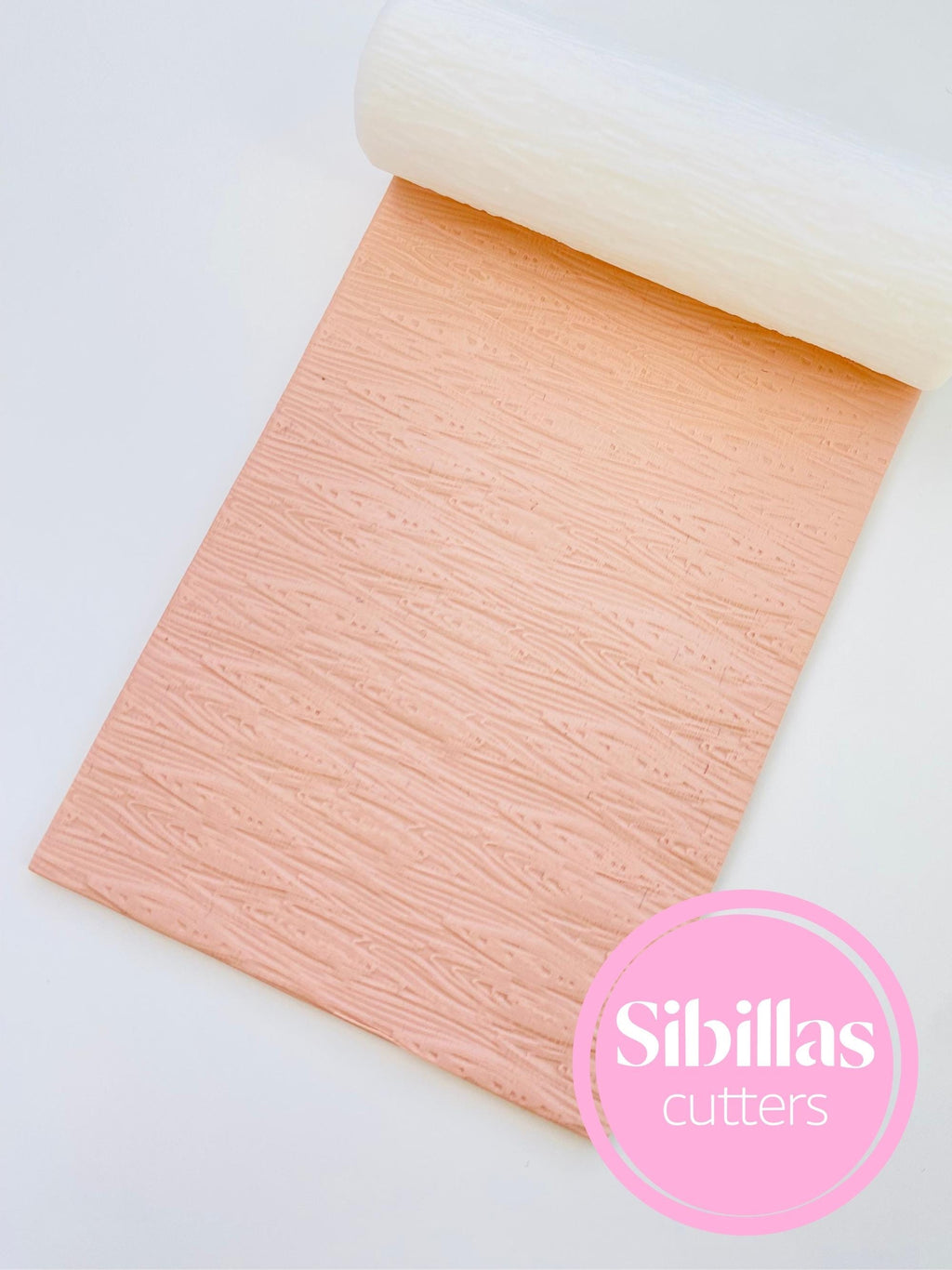 Wood grain texture roller: Bookshelf Clay Embossing Tool for Crafting & DIY Projects