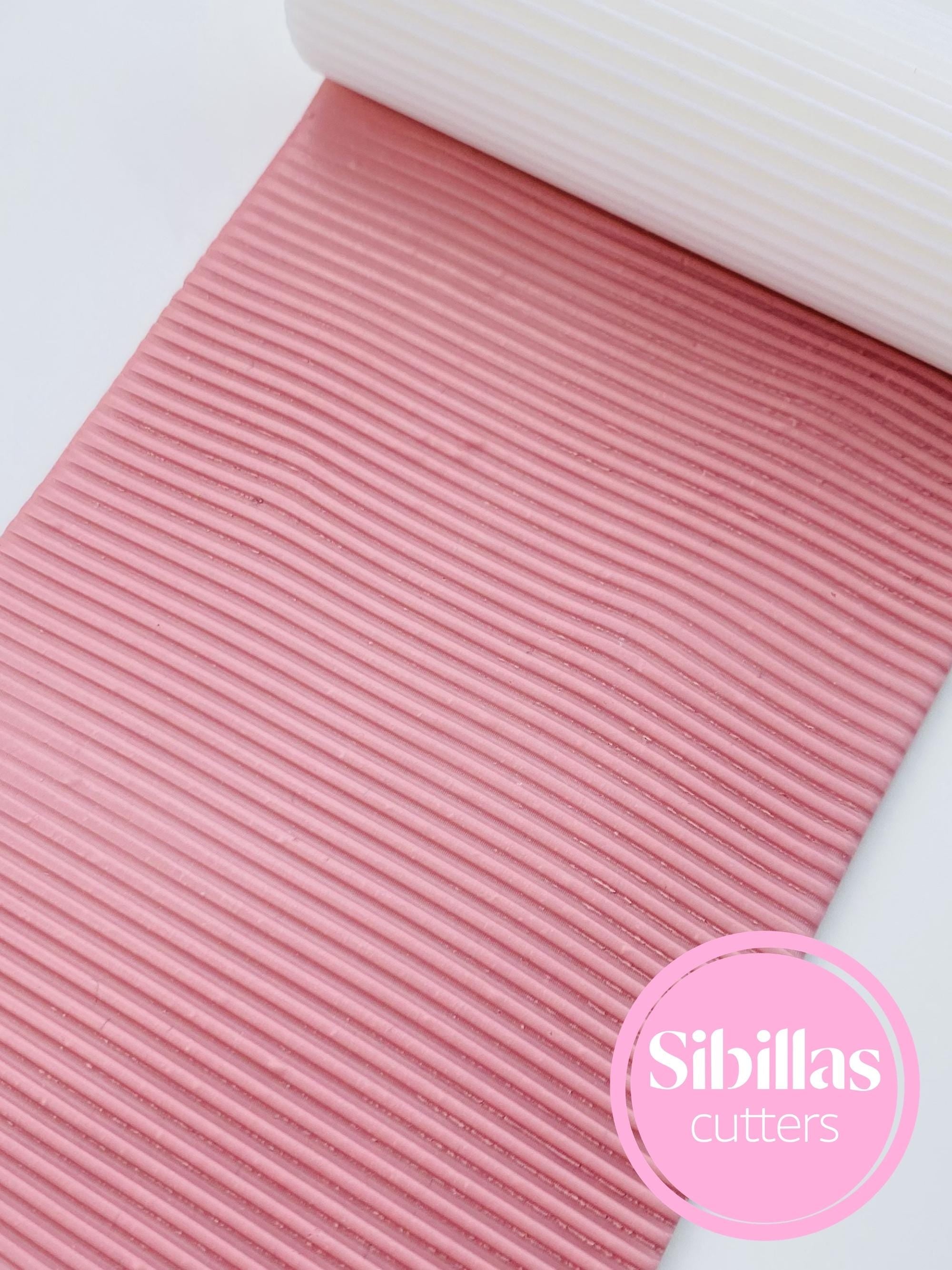 Lines texture roller: Organic clay hand roller for polymer clay and ceramic