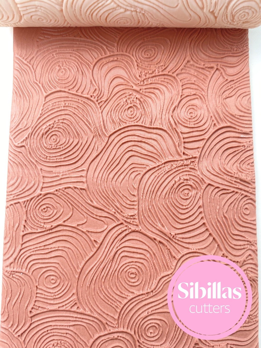 Wood grain texture roller: Organic polymer Clay & Ceramic Tool