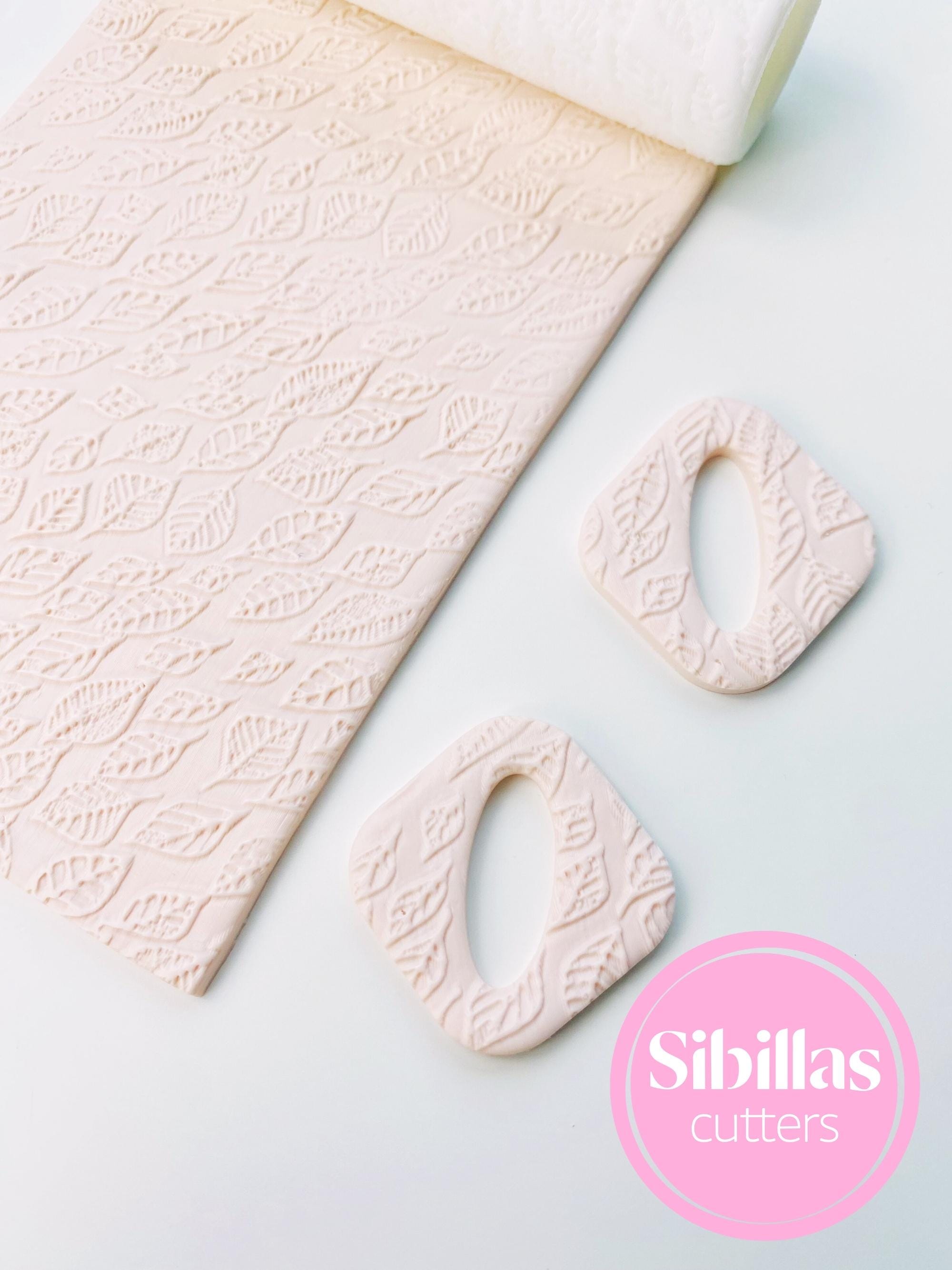 Leaf texture roller: Botanical rolling pins (80mm x 25mm)