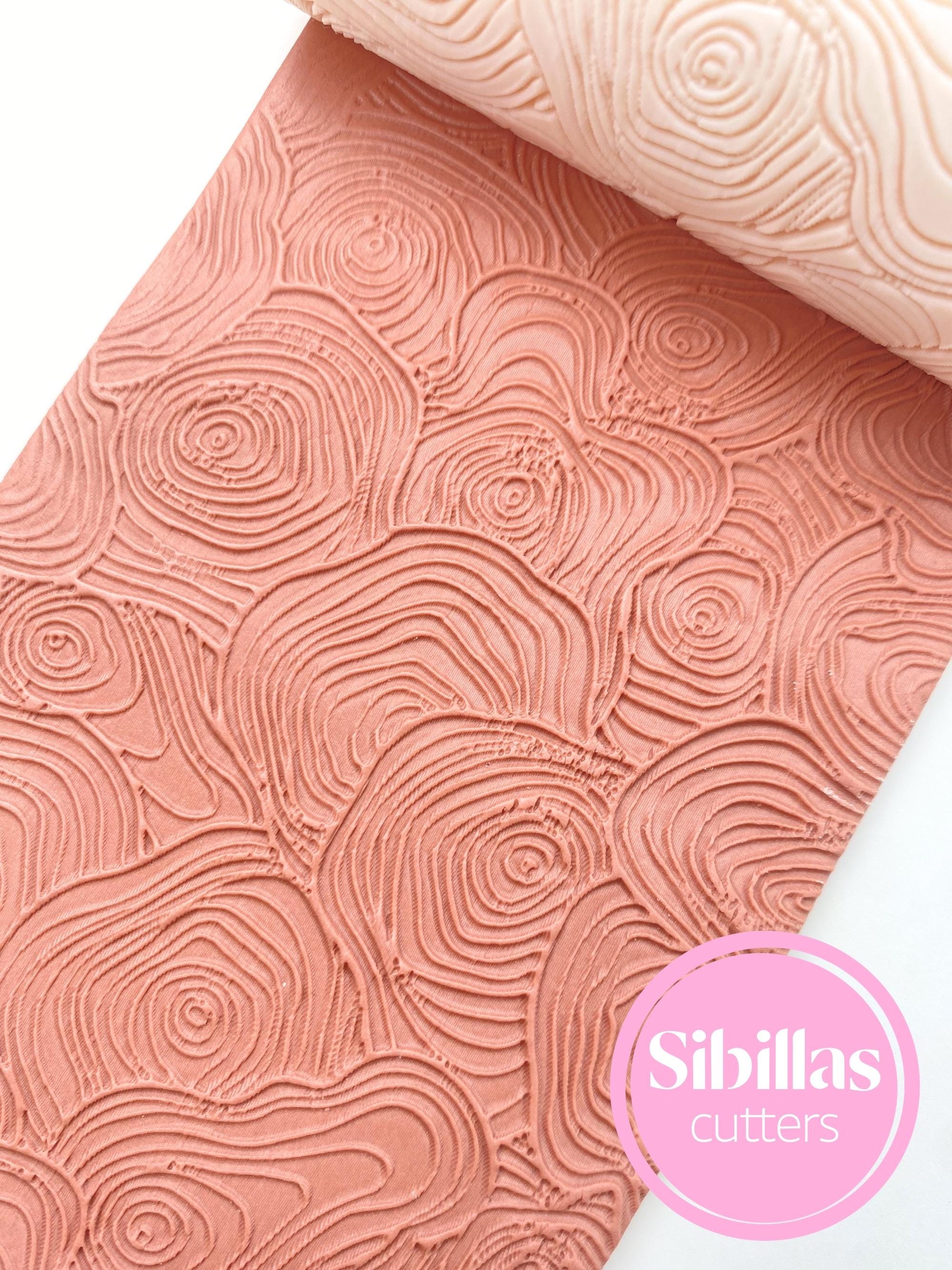 Wood grain texture roller: Organic polymer Clay & Ceramic Tool