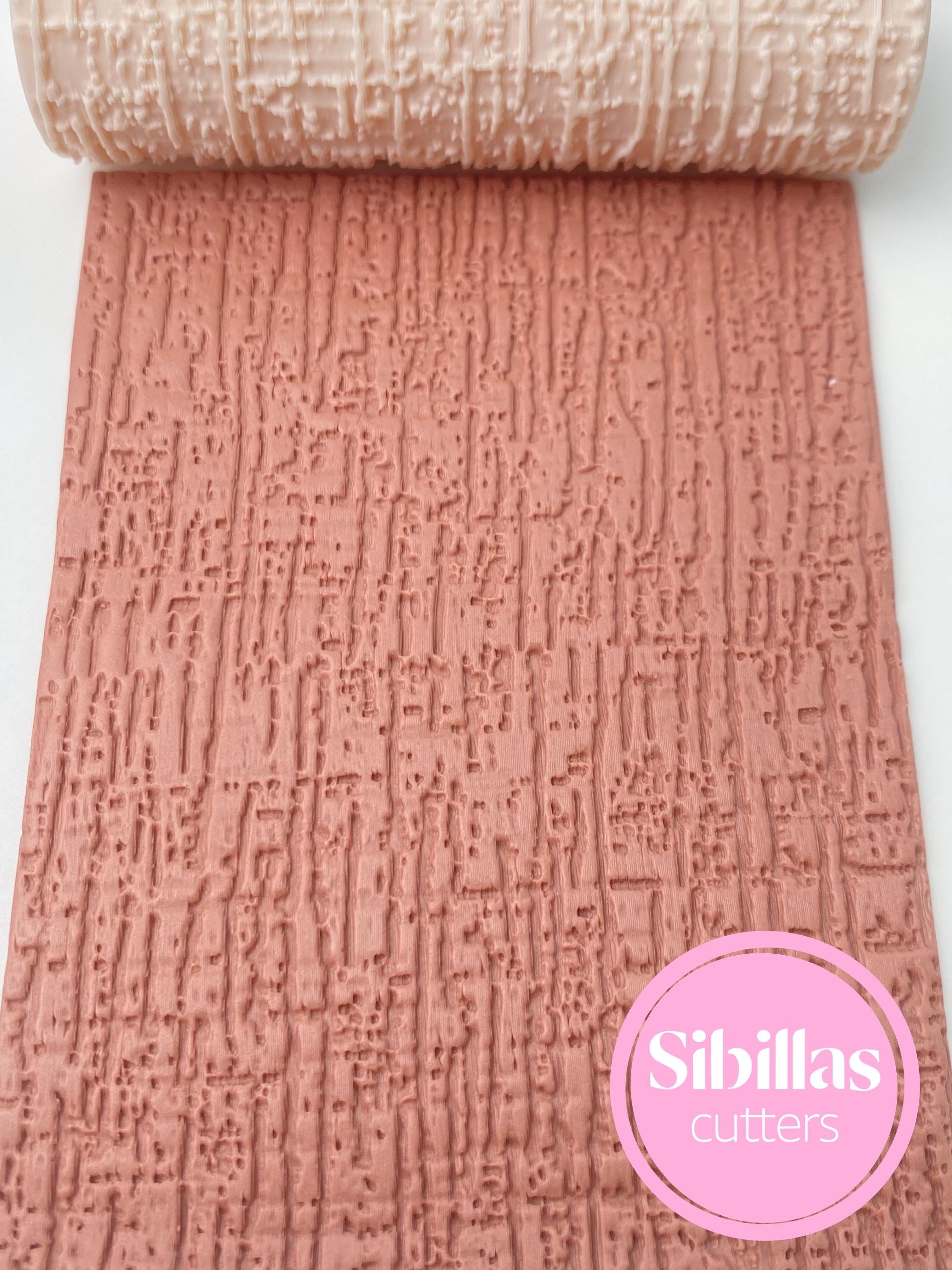 Polymer clay earring texture rollers: Boho clay stamp