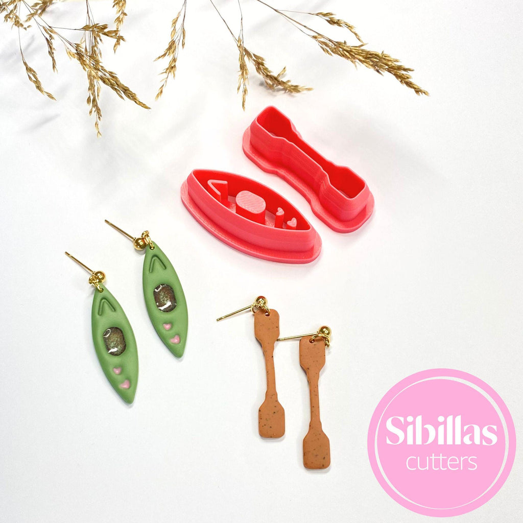 DIY jewelry tool: kayak polymer clay cutters for boho earrings and creative projects