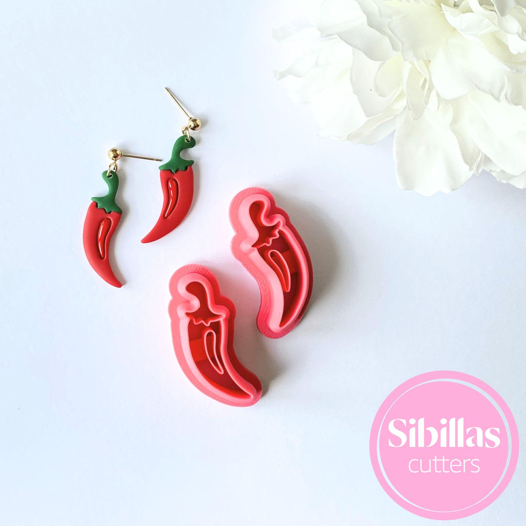 Chilli Pepper Polymer Clay Cutter